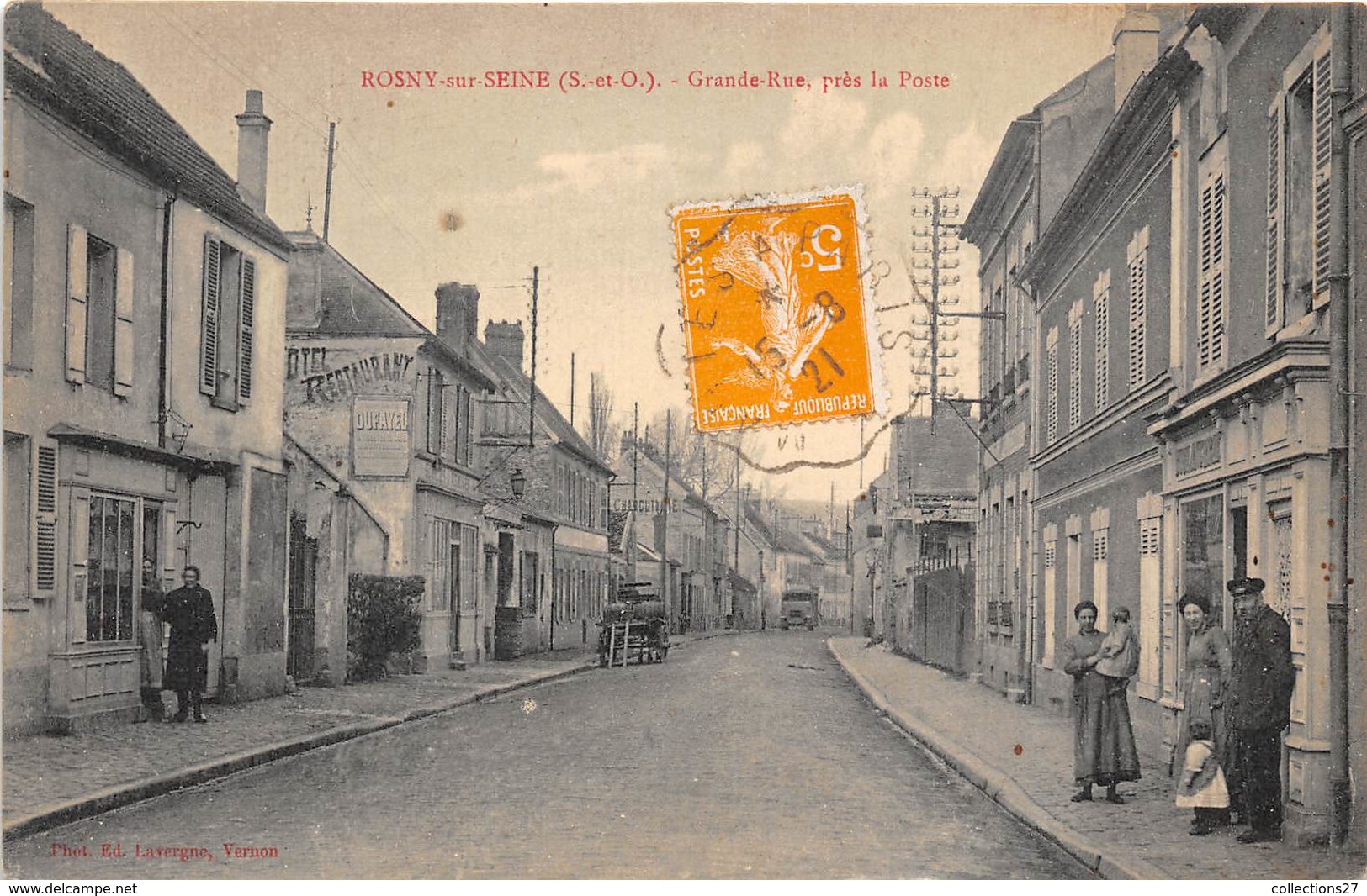 78-ROSNY-SUR-SEINE-LA GRANDE-RUE, PRES LA POSTE - Rosny Sur Seine