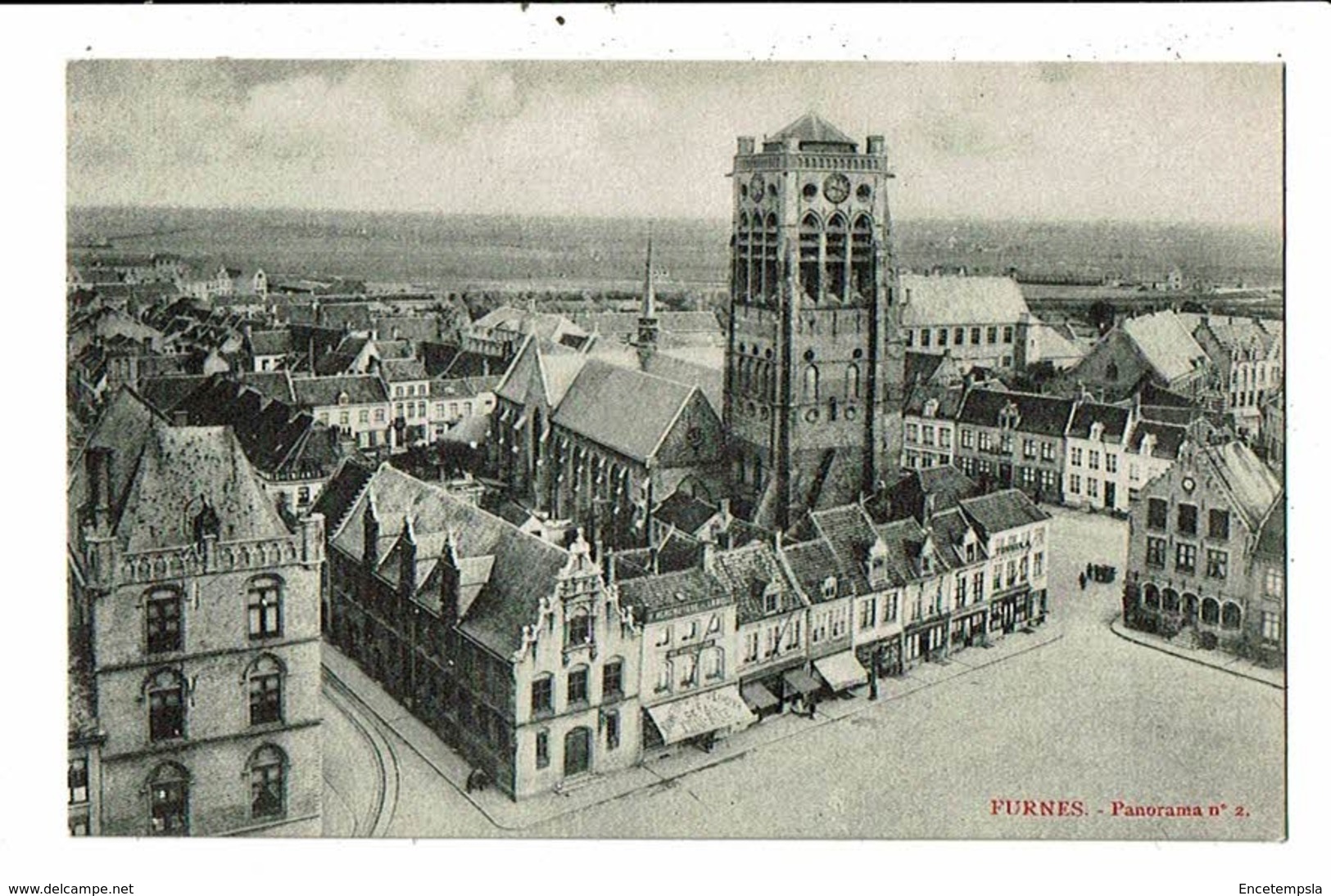 CPA-Carte Postale-Belgique- Furnes-Panorama En 1908 VM13613 - Veurne