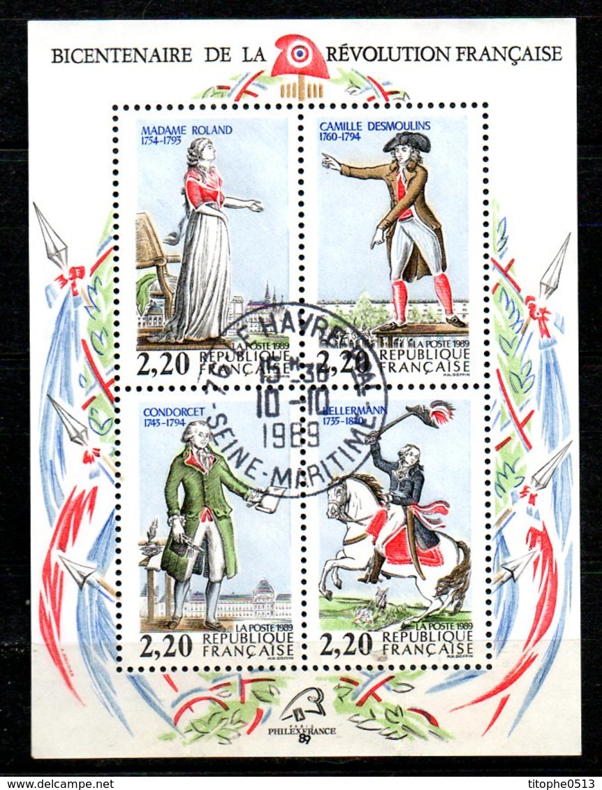 FRANCE. BF 10 Oblitéré De 1989. Personnages Célèbres De La Révolution Française. - Franz. Revolution