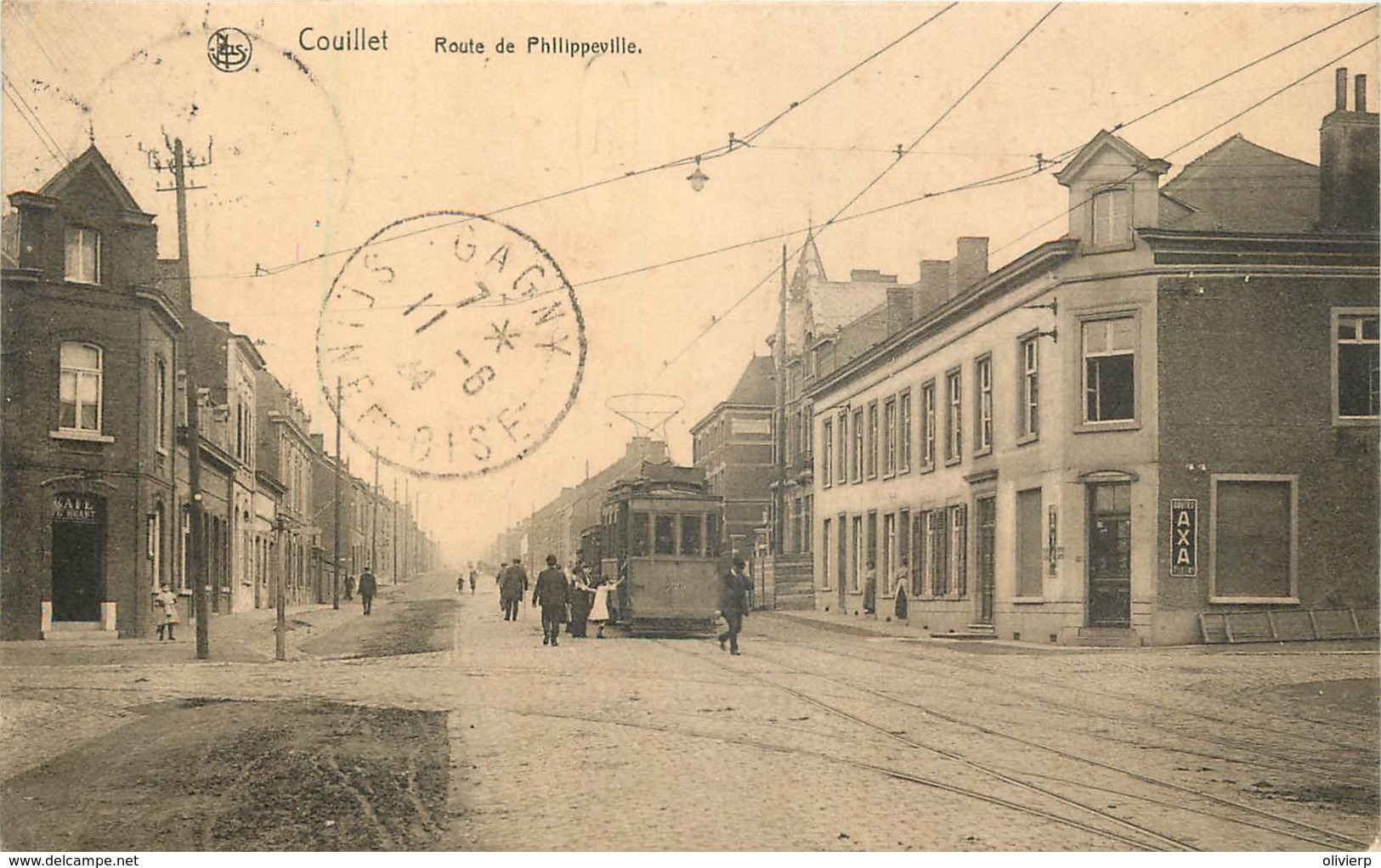 Belgique - Charleroi - Couillet - Route De Philippeville - Le Tram - Charleroi