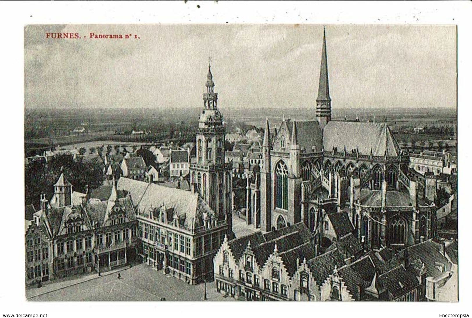 CPA-Carte Postale-Belgique- Furnes-Panorama 1908- VM13616 - Veurne