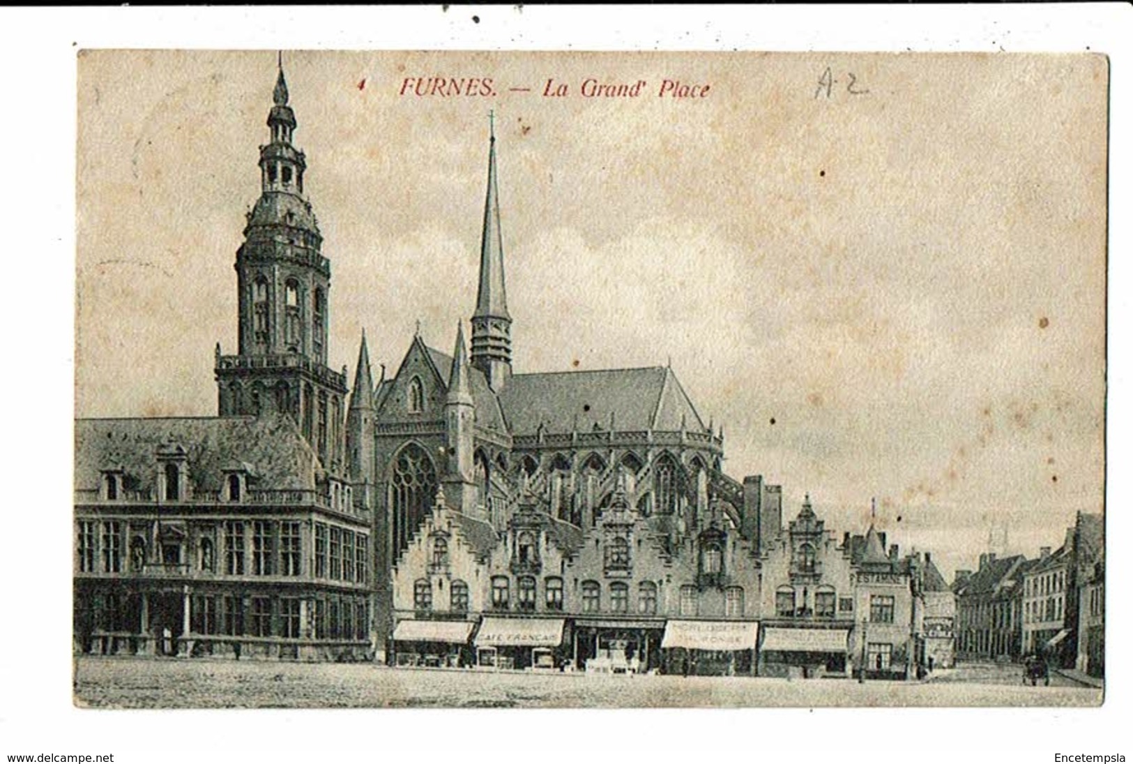 CPA-Carte Postale-Belgique- Furnes-Grand Place -1907 VM13617 - Veurne