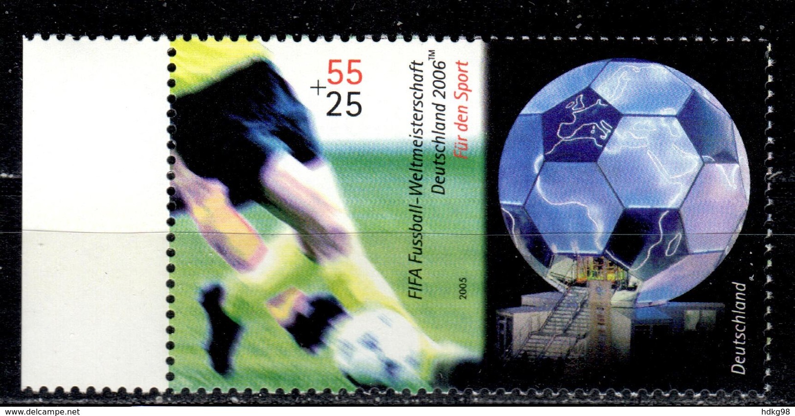 D+ Deutschland 2005 Mi 2440 Mnh Fußball - Ongebruikt