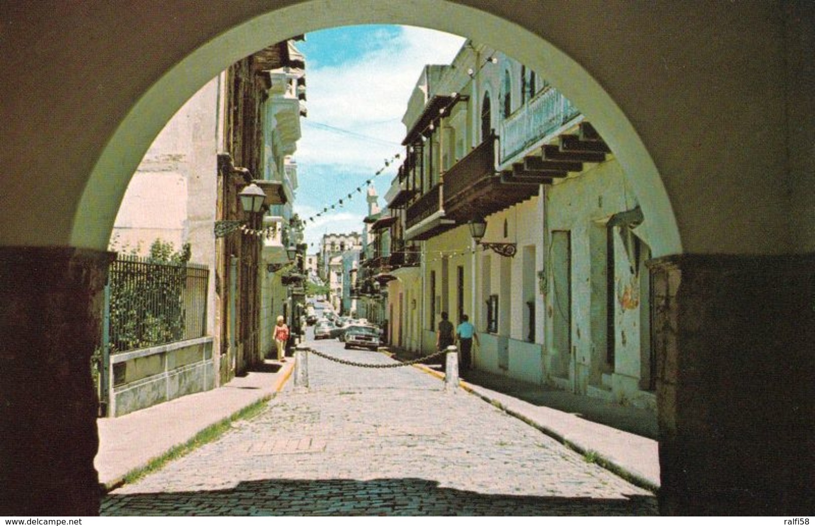 1 AK Puerto Rico * Cristo Street In Der Altstadt Von San Juan * - Puerto Rico