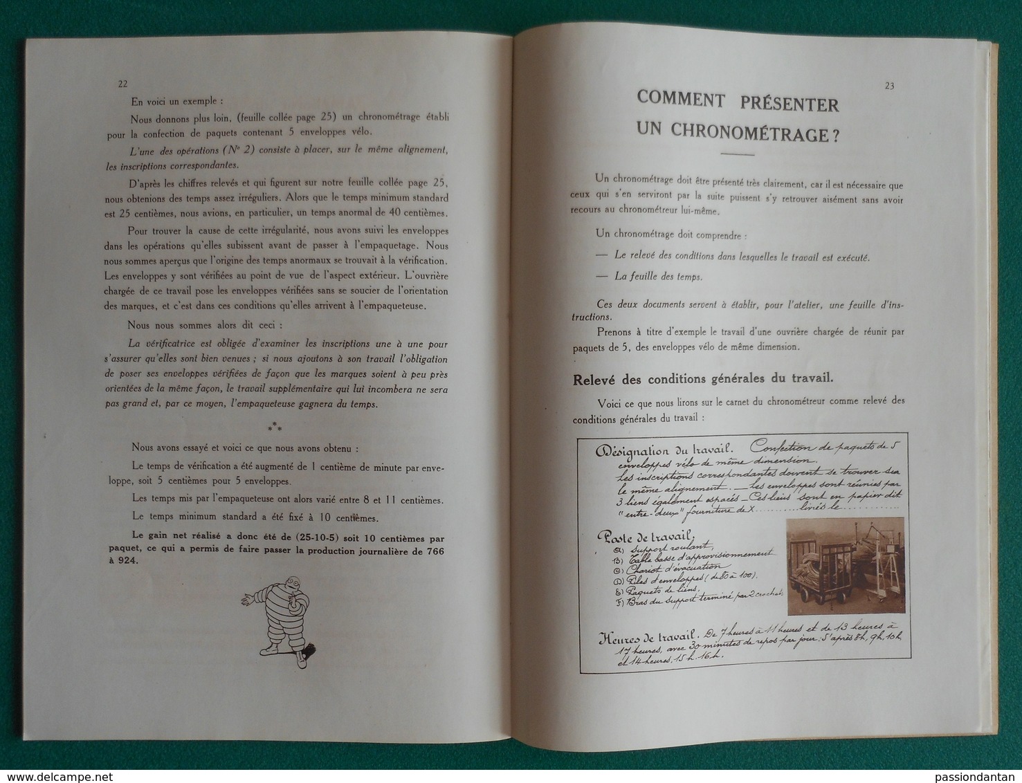 Brochure Prospérité Des Éditions Michelin - Pourquoi Et Comment Chronométrer - Année 1928 - Sciences