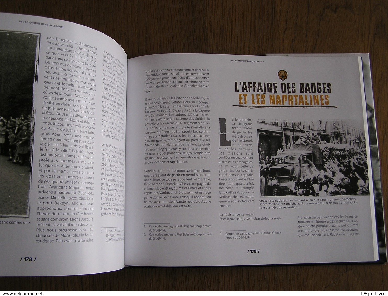 LES MOUTONS NOIRS DE PIRON Régionalisme Guerre 40 45 Brigade Belge Belgique Libération Débarquement Normandie Allemagne