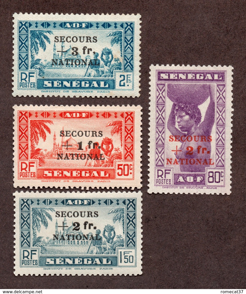 Sénégal  N°173/76 N* TB Cote 31 Euros !!! - Unused Stamps