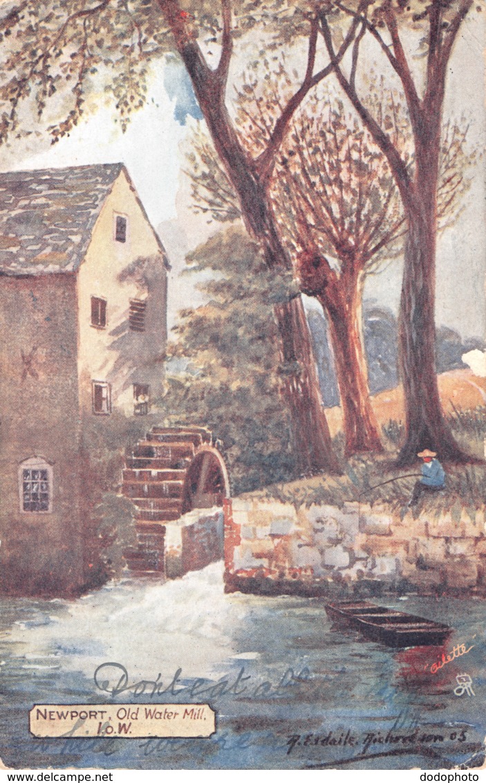 R311690 Newport. Old Water Mill. I. O. W. Tuck. Oilette. 7447. Isle Of Wight - Monde