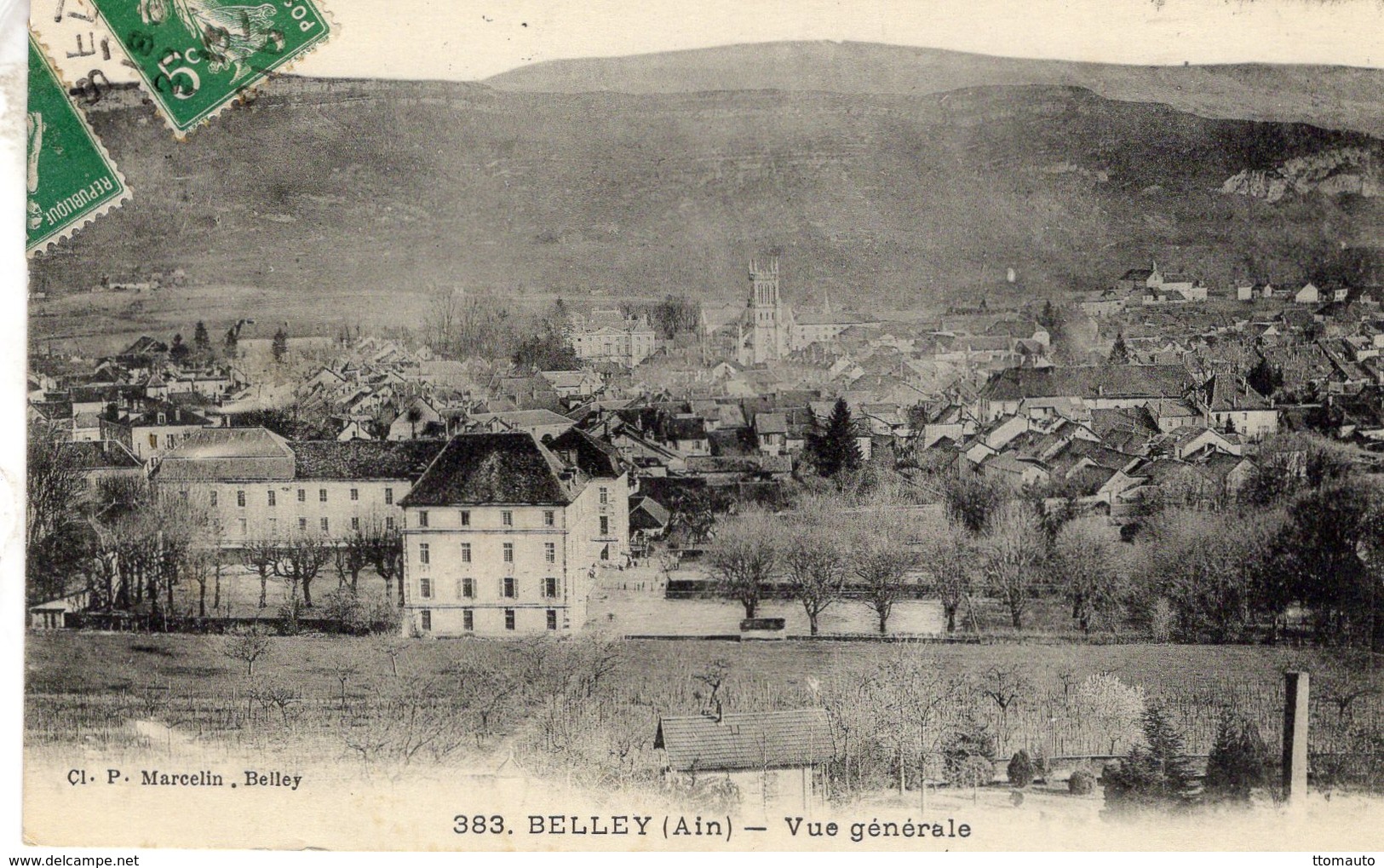 Belley  -  Vue Générale -  CPA - Belley