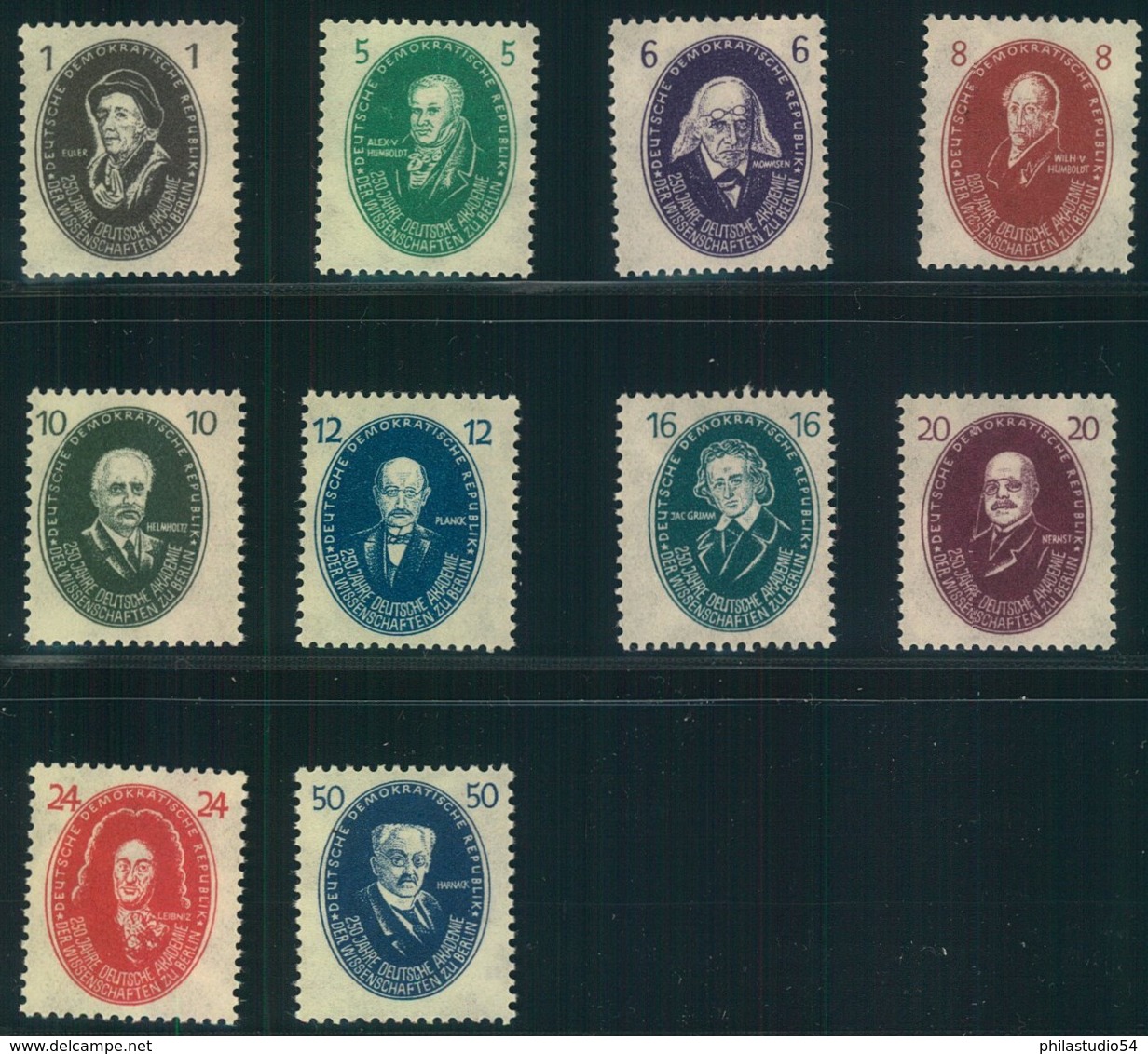 1950, Akademie Komplett Postfrisch Mit Nr. 266 B - Unused Stamps