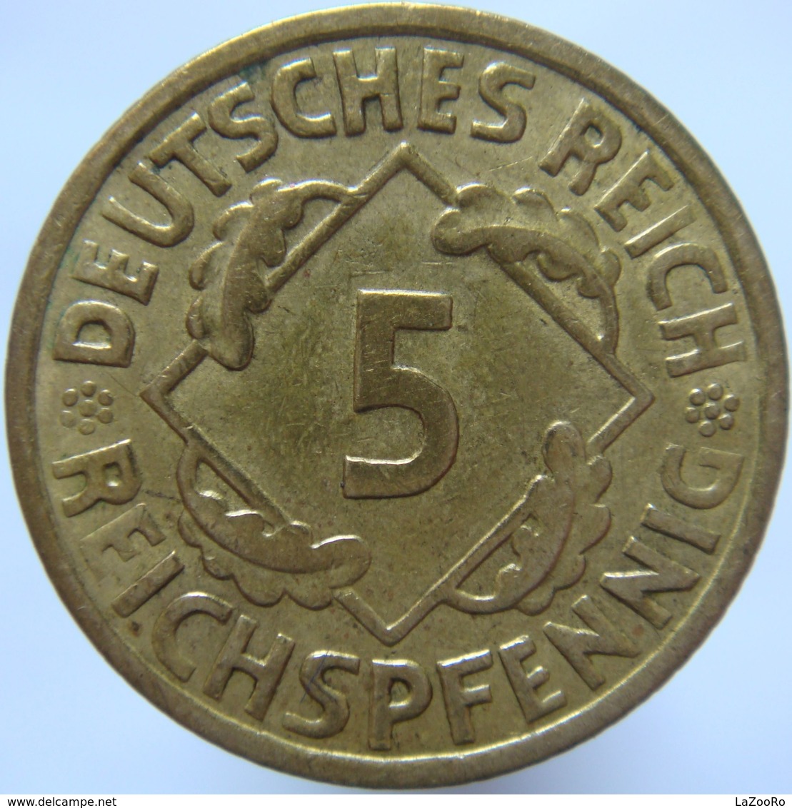 LaZooRo: Germany 5 Pfennig 1936 A XF / UNC - 5 Rentenpfennig & 5 Reichspfennig