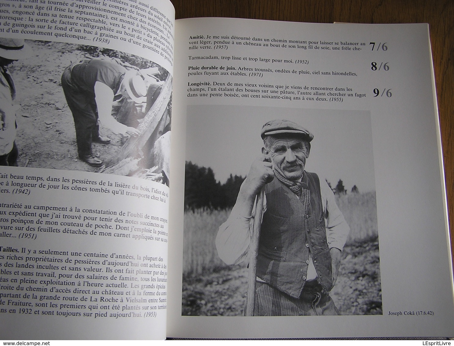 ARDENNE BUISSONNIERE Journal et Photos 1937 1971 Dauchot Edmond Orban JL Régionalisme Photographies Ollomont