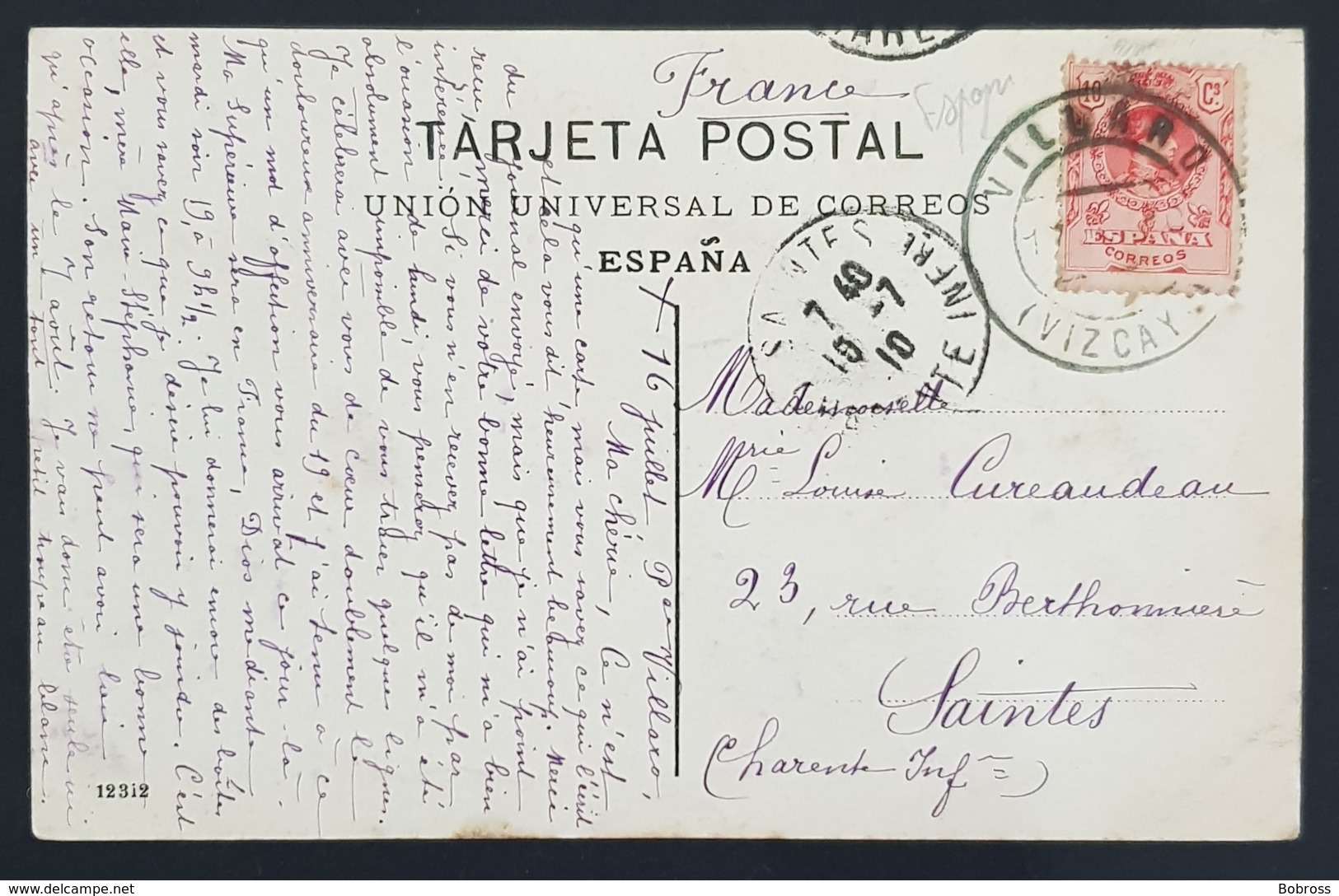 1910 CP, Tarjeta Postal, Ribadesella, El Arenal, Spain, España - Asturias (Oviedo)