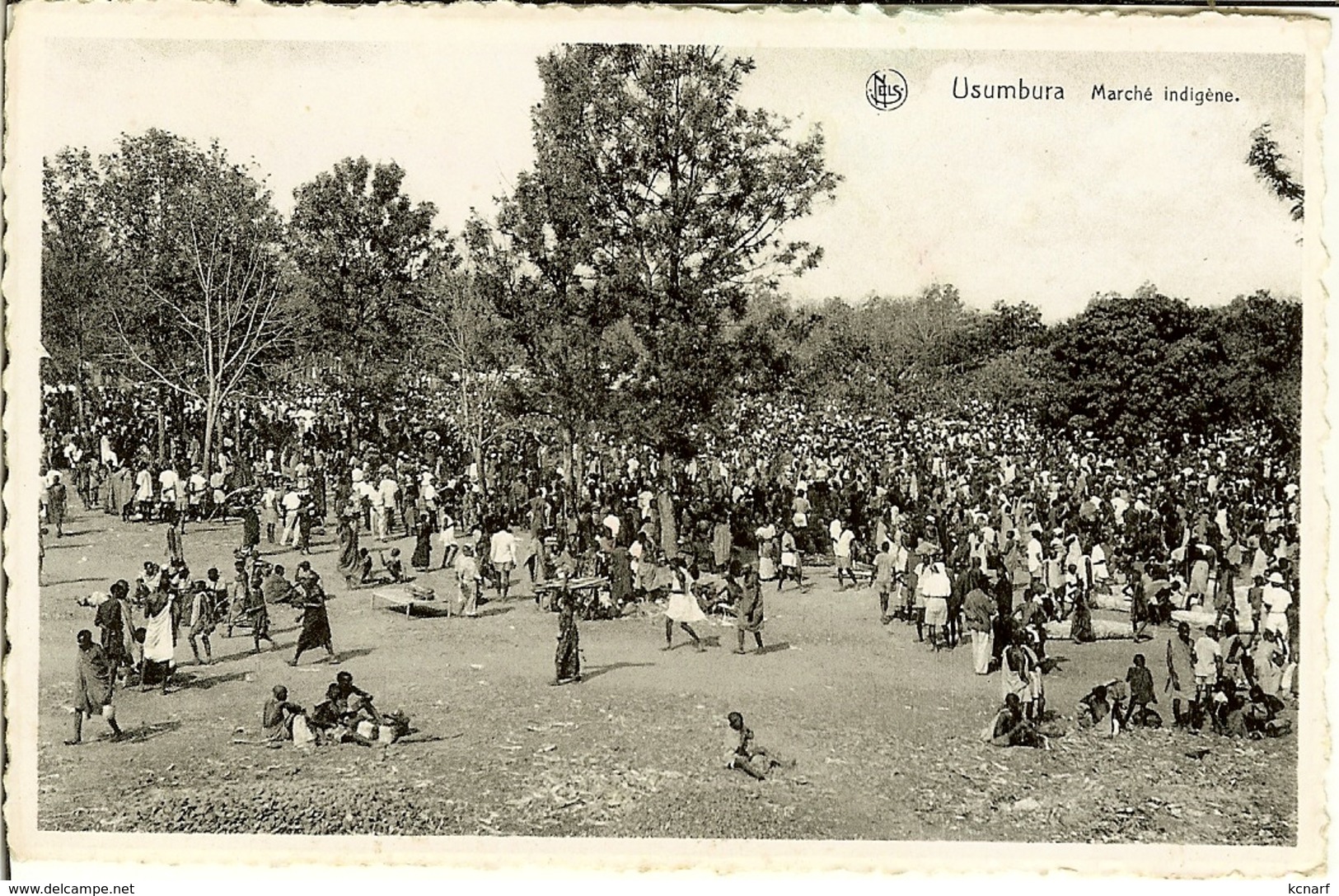 CP De USUMBURA " Marché Indigène " - Ruanda-Urundi