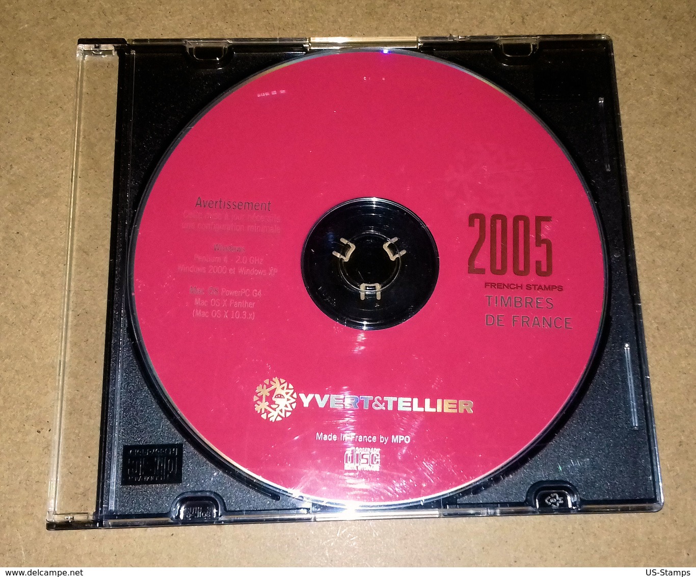 CD-ROM Yvert & Tellier Timbres De France 2005 - Französisch