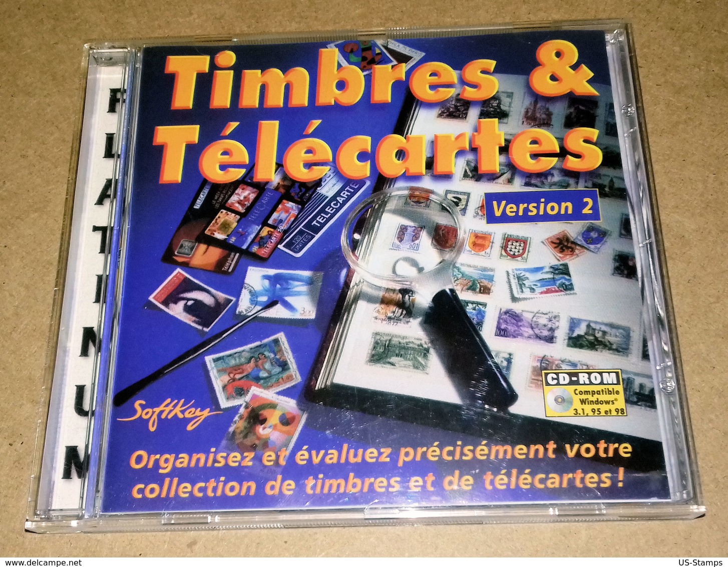 CD Timbres Et Télécartes Version 2 (SoftKey) - Francés