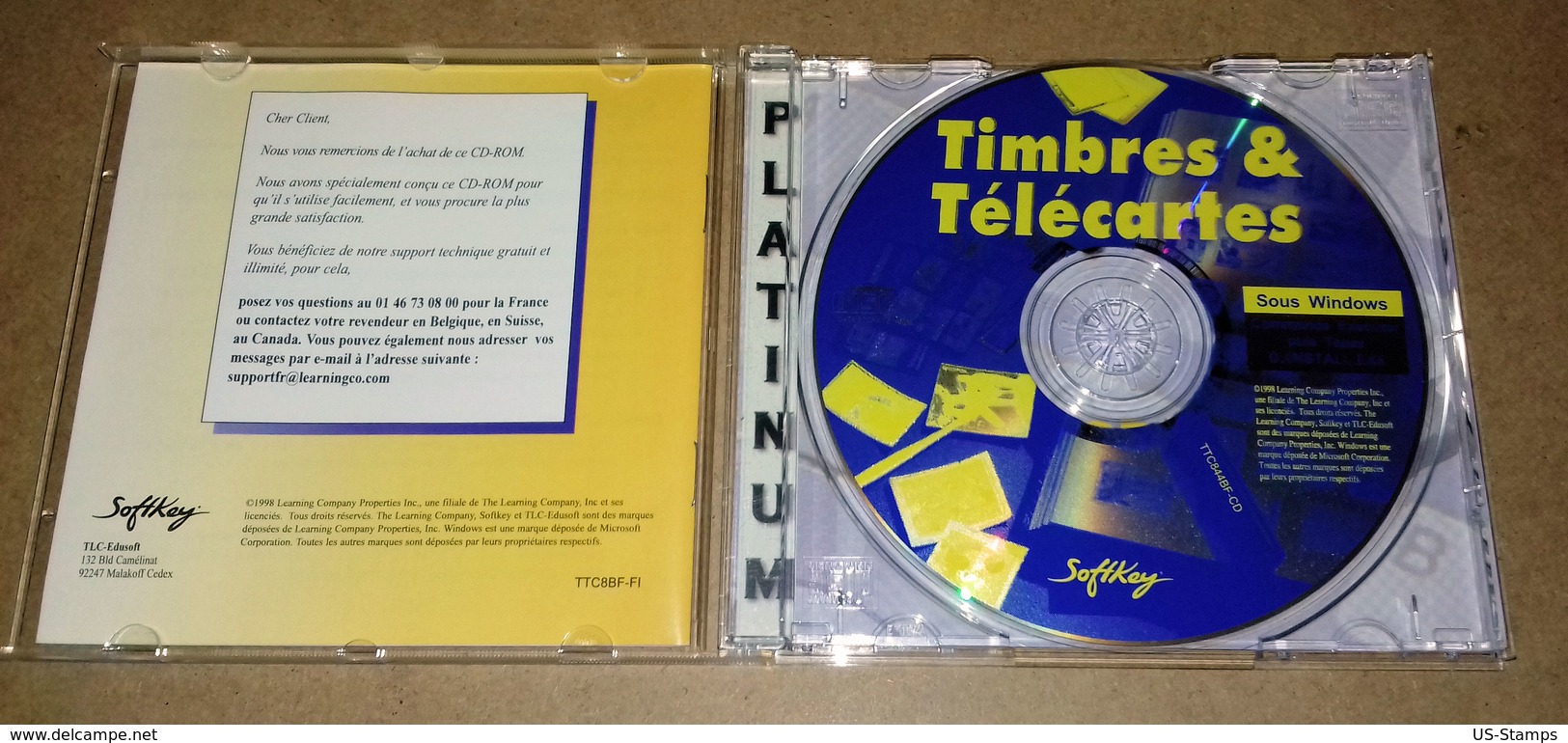 CD Timbres Et Télécartes Version 2 (SoftKey) - Französisch