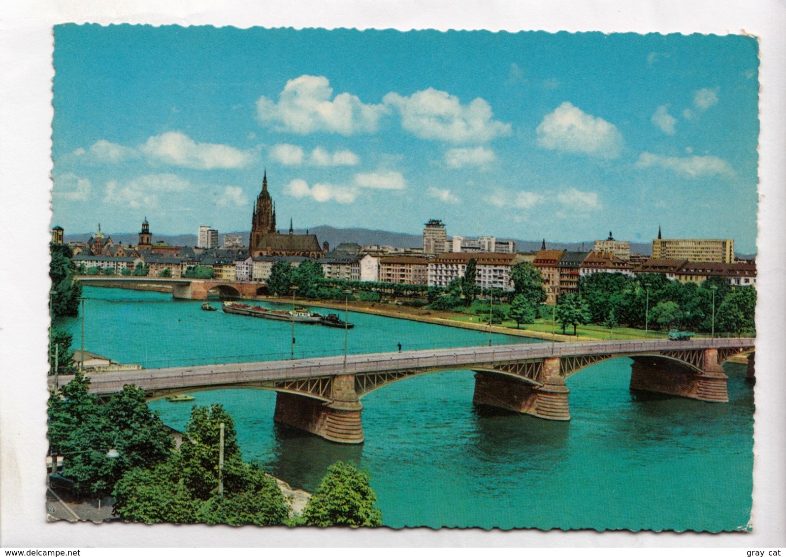 FRANKFURT, Blick Auf Main Und Stadt, Unused Postcard [23927] - Frankfurt A. Main
