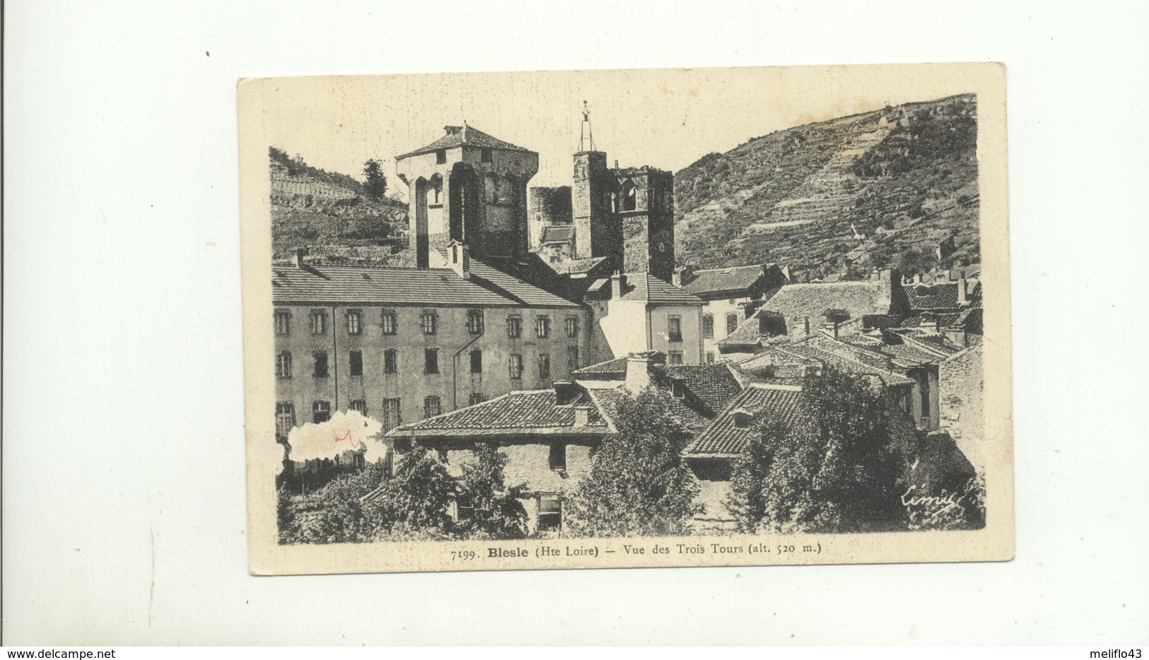 43/CPA - Blesle - Vue Des Trois Tours - Blesle