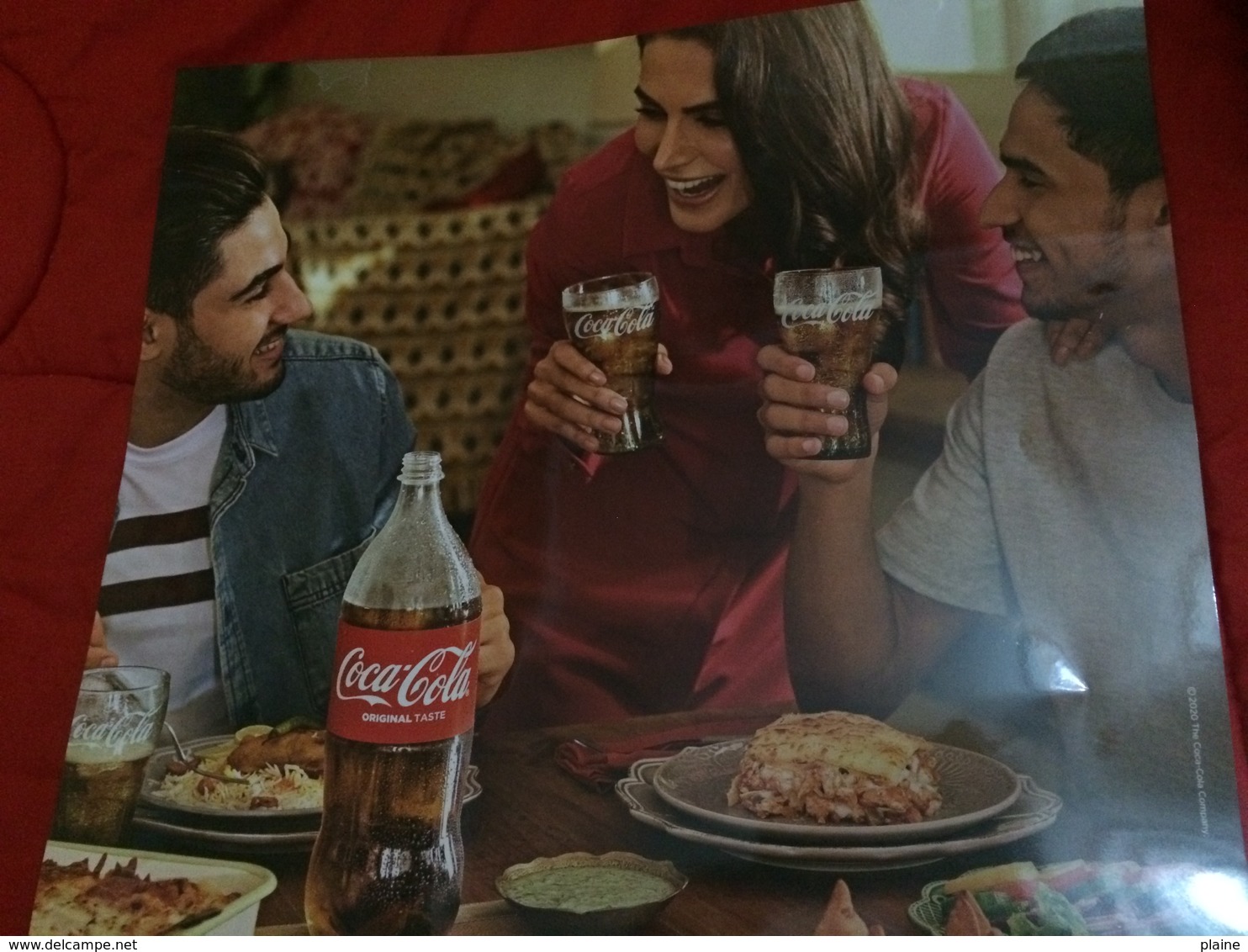 AFFICHE PUBLICITE -  COCA COLA-ALGERIE - Poster & Plakate