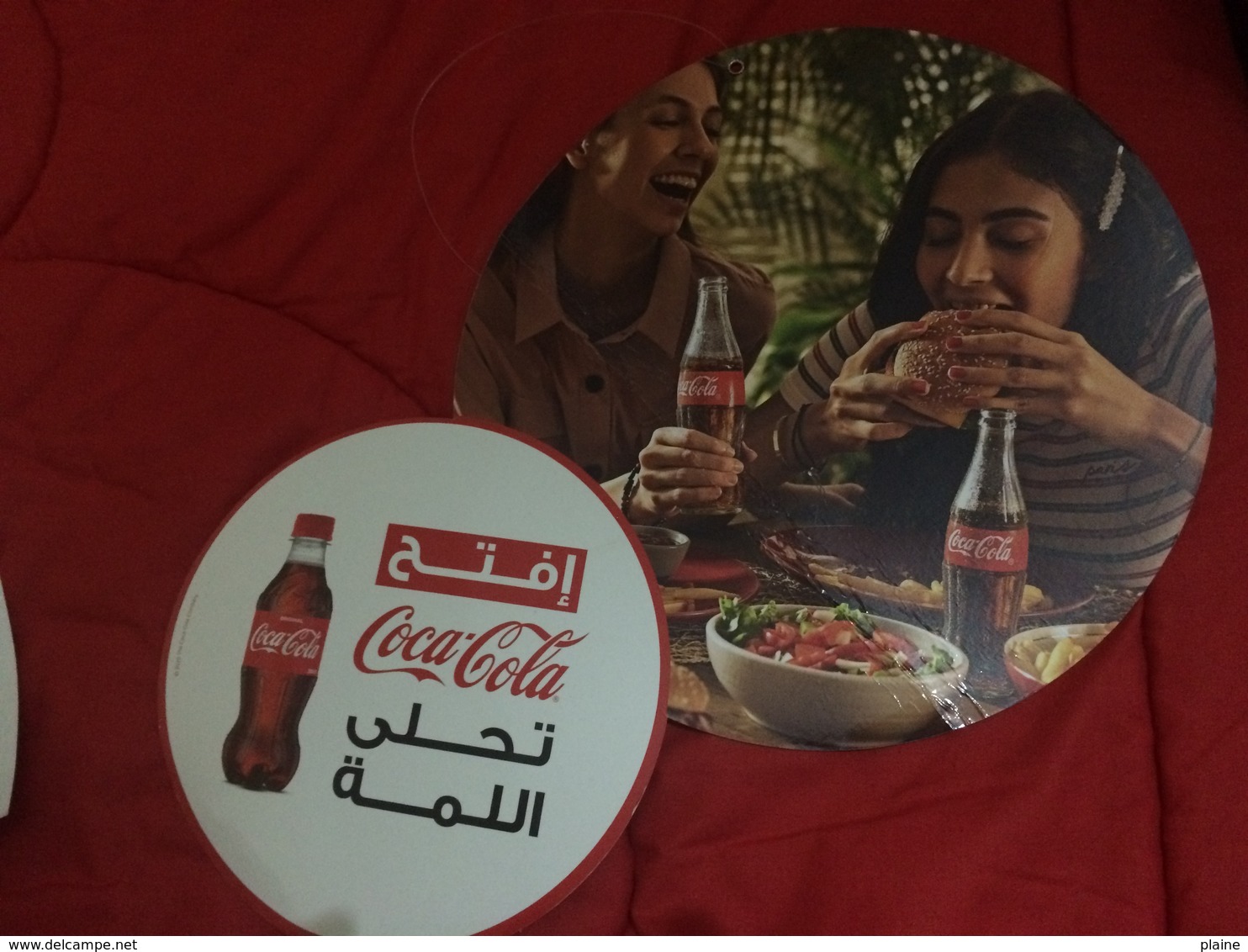 AFFICHE PUBLICITE -  COCA COLA-ALGERIE- RECTO-VERSO - Manifesti Pubblicitari