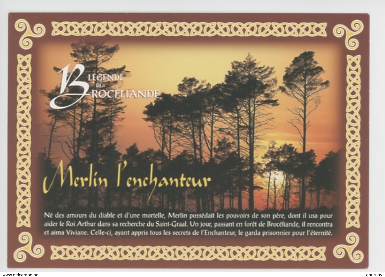 Merlin L'Enchanteur - Forêt De Brocéliande, Né Des Amours Du Diable Et D'une Mortelle... - Contes, Fables & Légendes