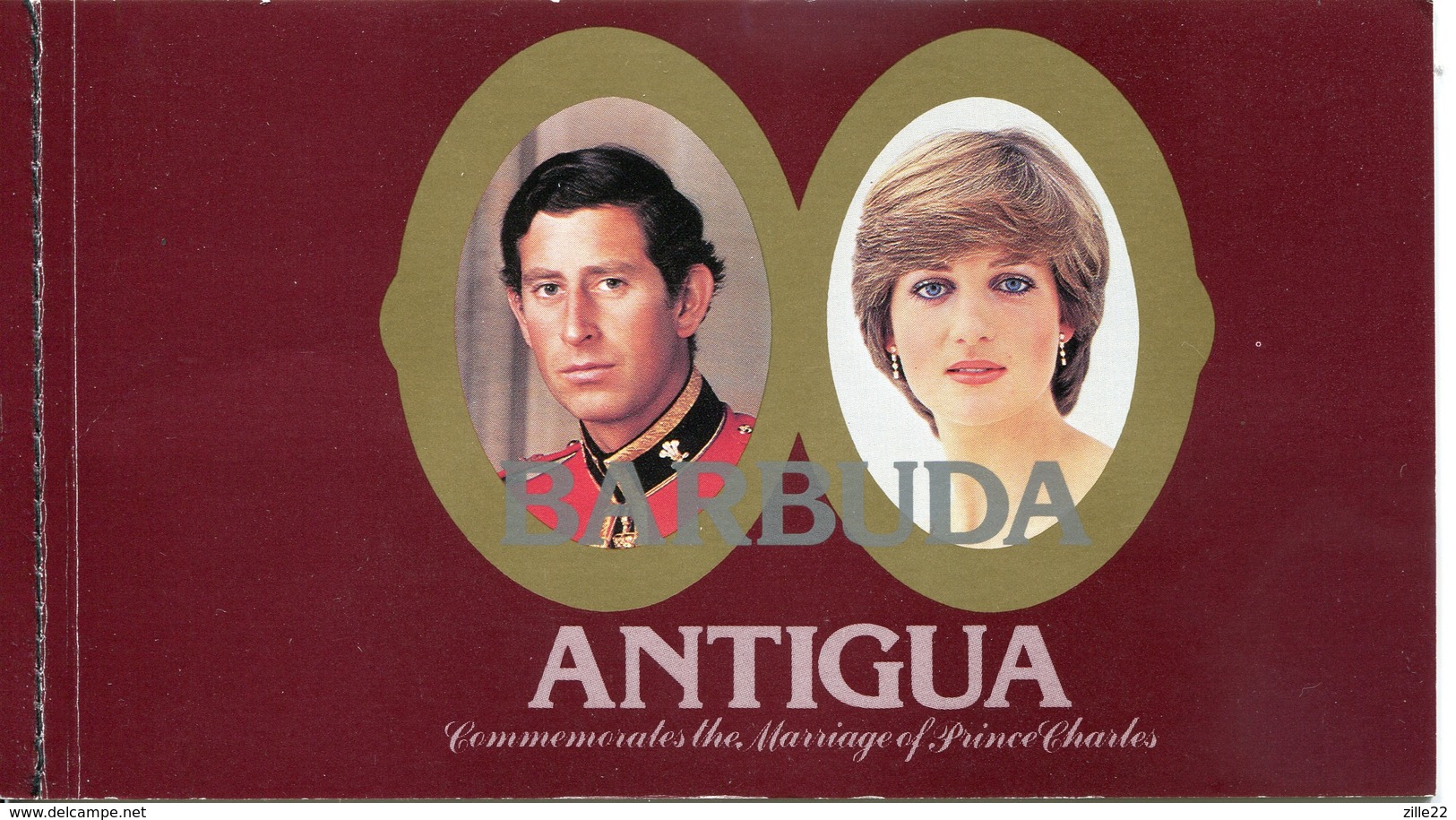 Barbuda Mi# Markenheftchen 576-82 Postfrisch MNH - Diana Royal Wedding - Antigua Und Barbuda (1981-...)