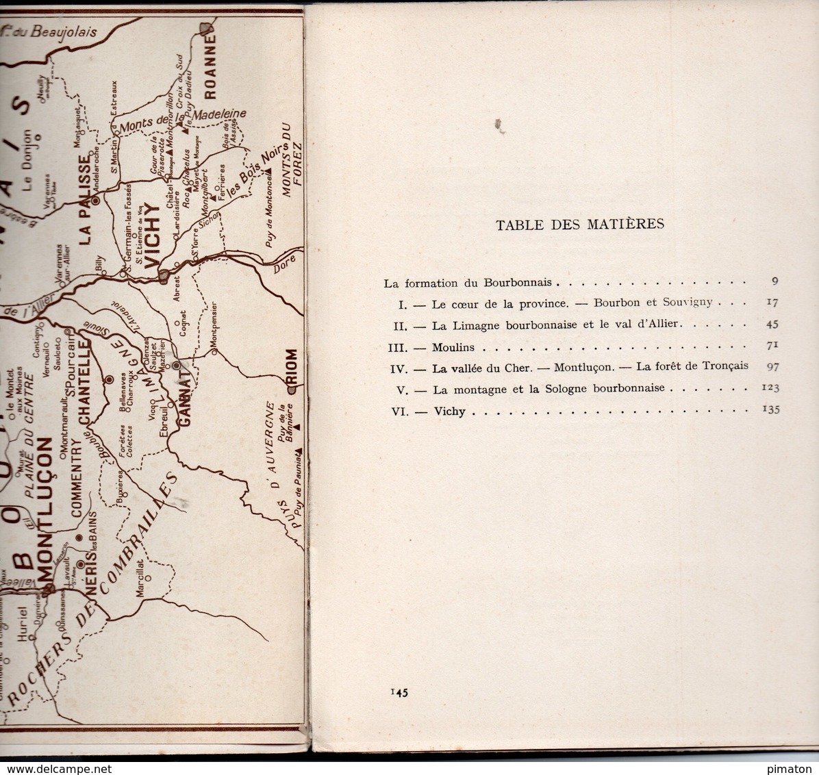 Livre De 145 Pages :LE BOURBONNAIS PAR PIERRE PRADEL - Bourbonnais