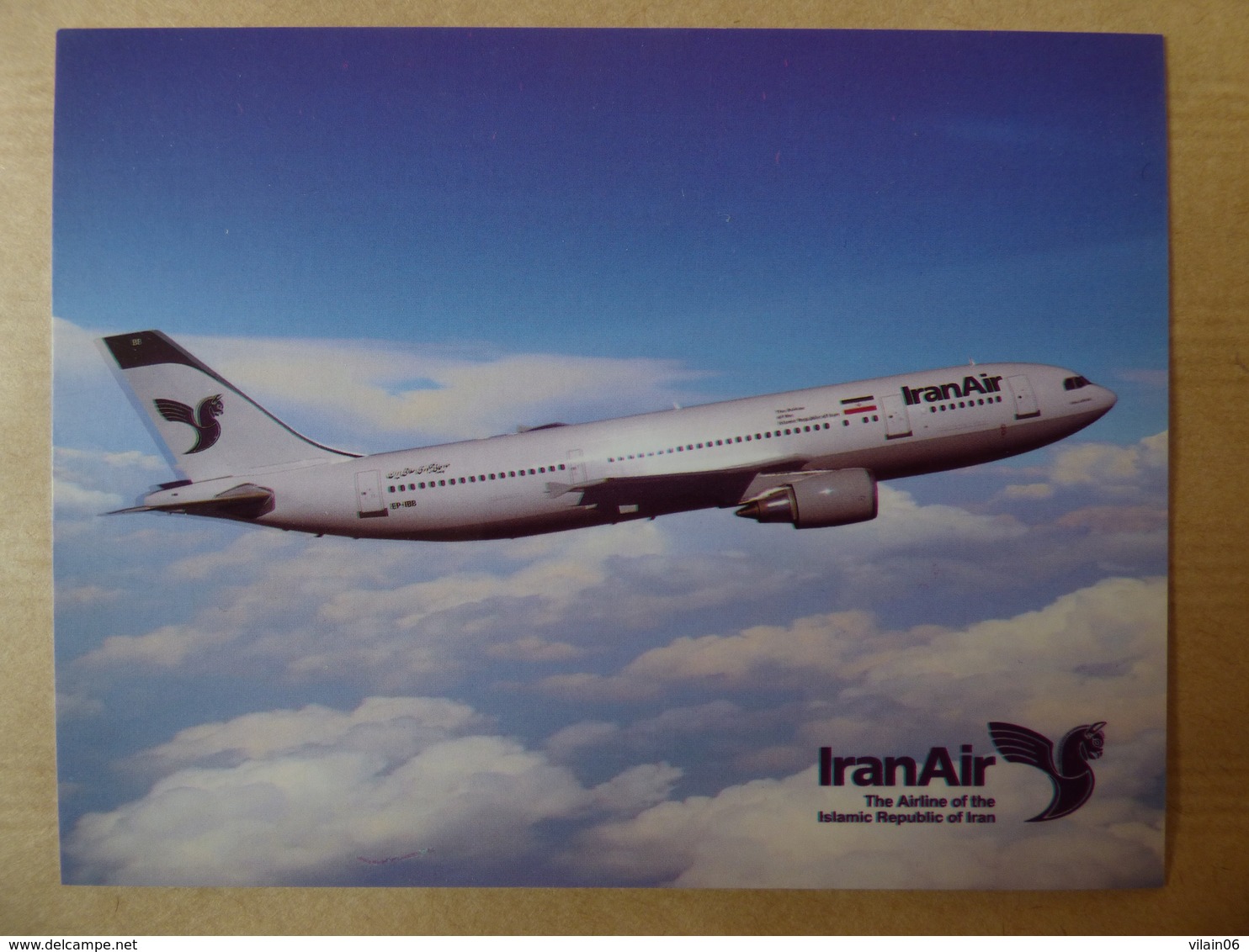 AIRLINE ISSUE / CARTE COMPAGNIE     IRAN AIR  AIRBUS A 300 - 1946-....: Era Moderna