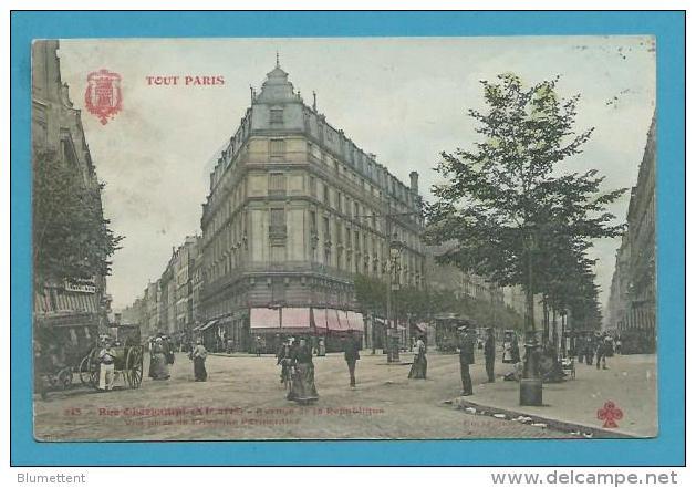 CPA 248 TOUT PARIS - Rue Oberkampf Ave De La République (XIème) - Collection FLEURY - District 11