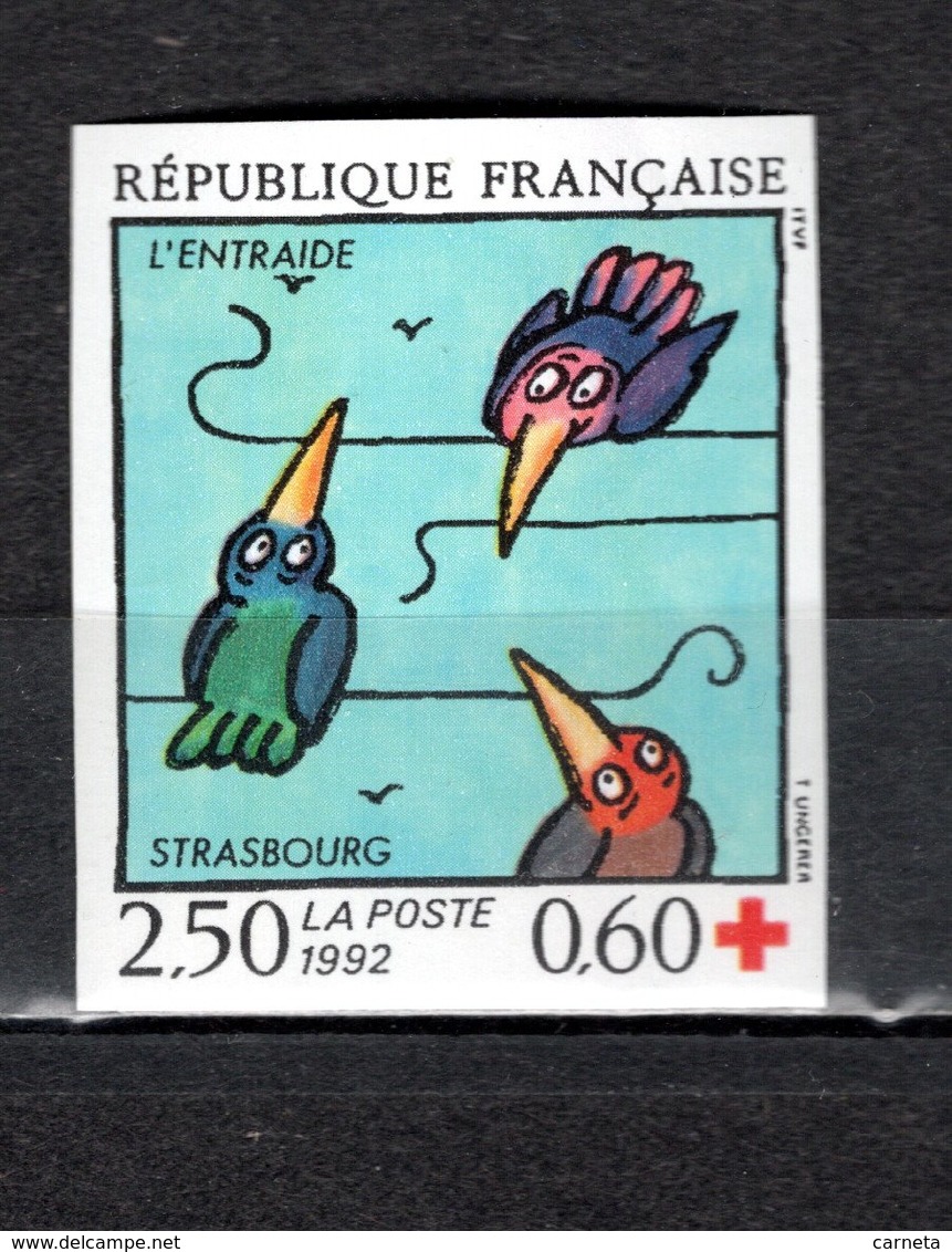 FRANCE  N° 2783a   NON DENTELE  NEUF SANS CHARNIERE  COTE 30.00€    CROIX ROUGE - Non Classés