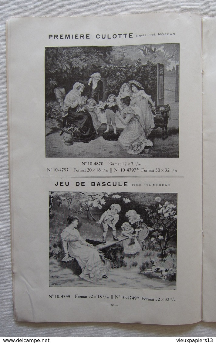 Catalogue ~1910 Manufacture d'Armes & Cycles de Saint-Etienne - Reproductions artistiques tissées sur ruban - Manufrance