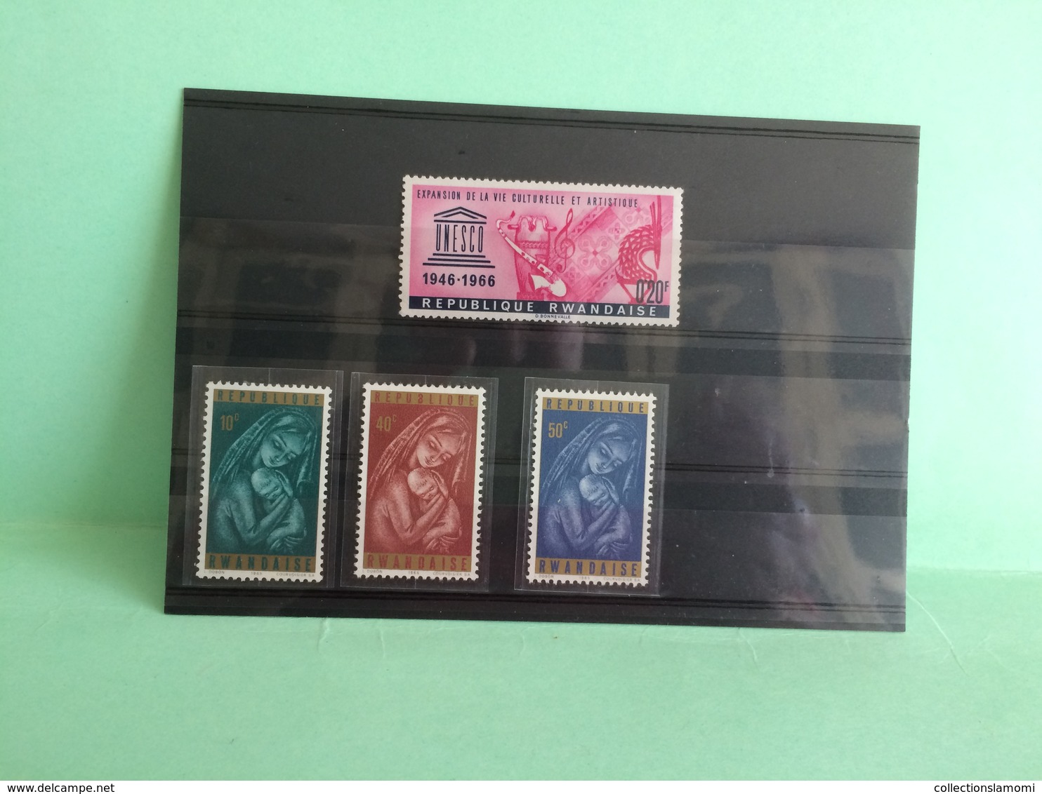Lot timbres neufs, Afrique Lot Rwandaise voir photos (n°11)