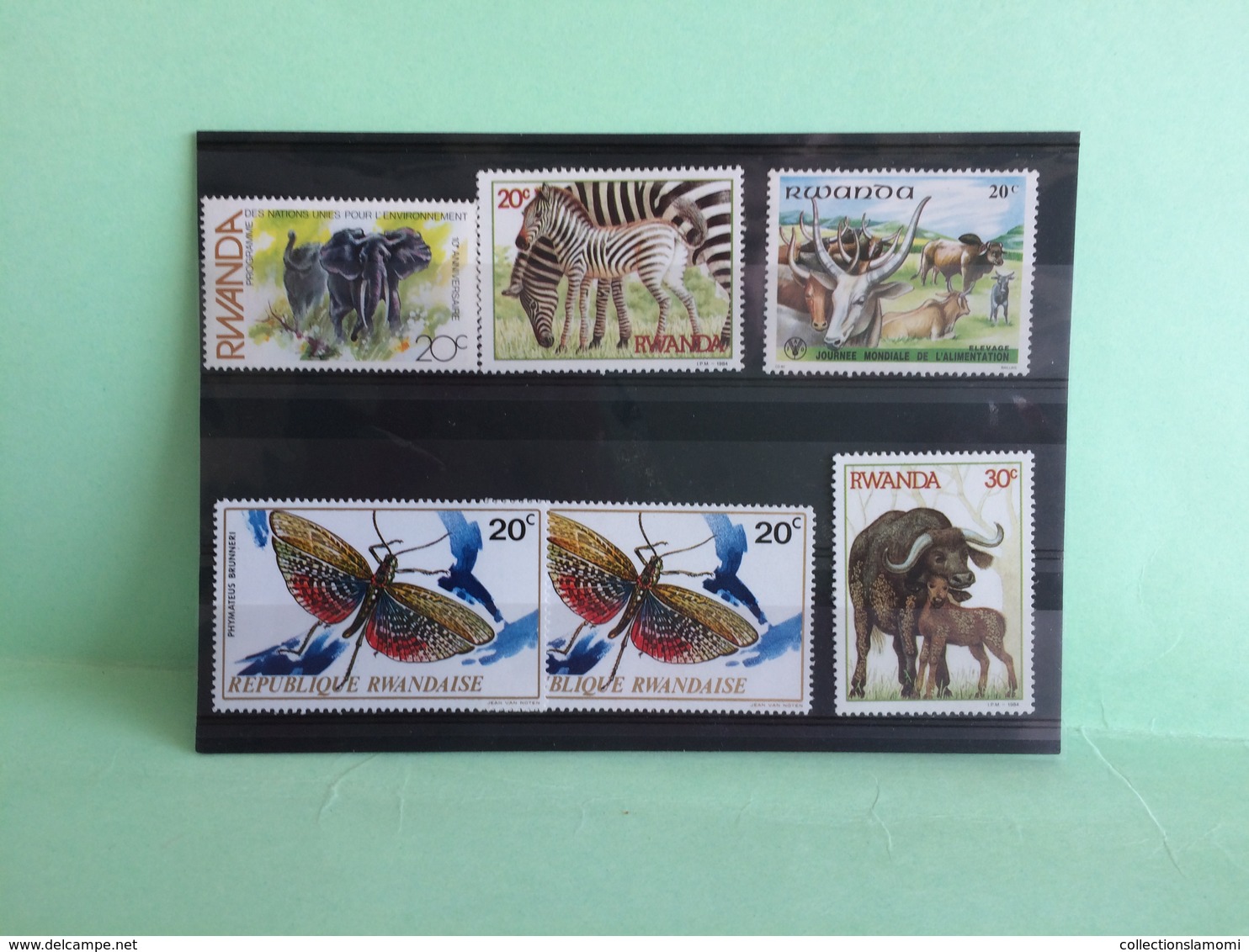 Lot timbres neufs, Afrique Lot Rwandaise voir photos (n°11)