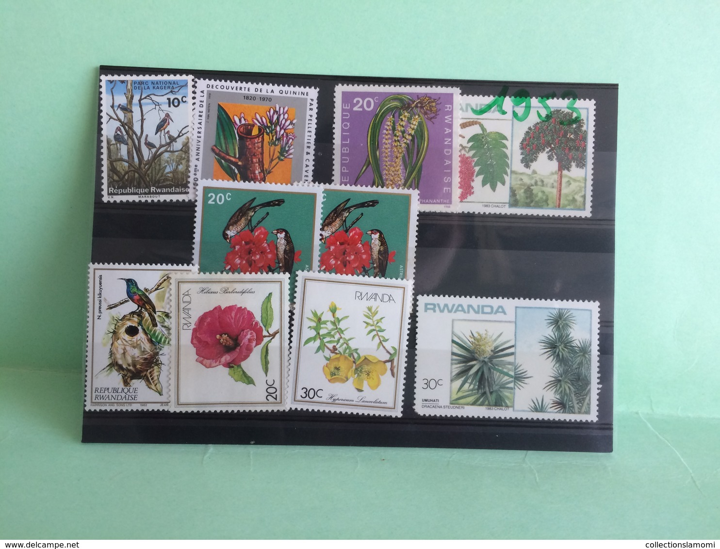 Lot timbres neufs, Afrique Lot Rwandaise voir photos (n°11)