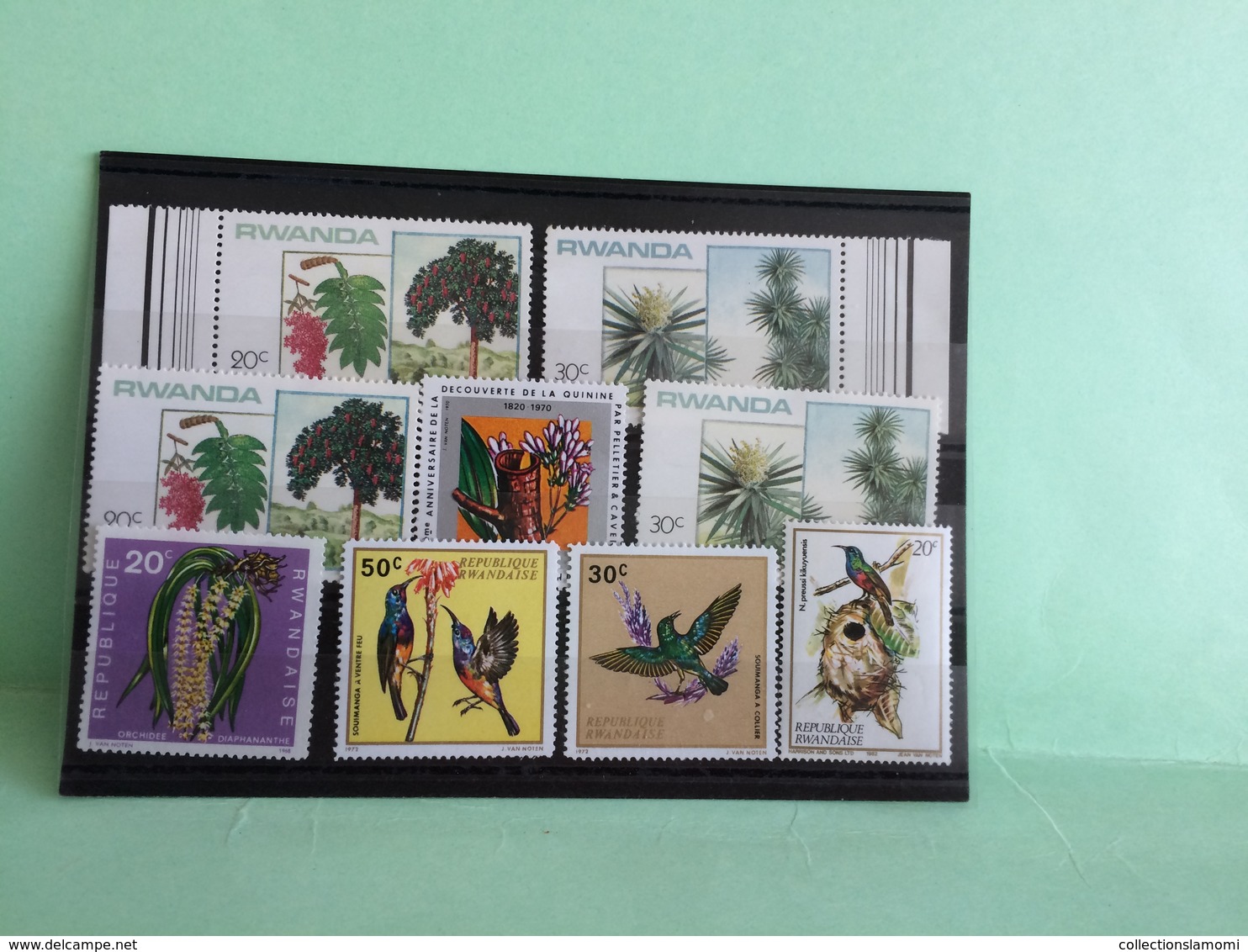 Lot timbres neufs, Afrique Lot Rwandaise voir photos (n°11)