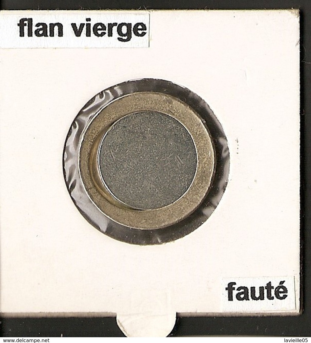 Piece Euro Flan Vierge Fauté Fehlprägung - Errores Y Curiosidades