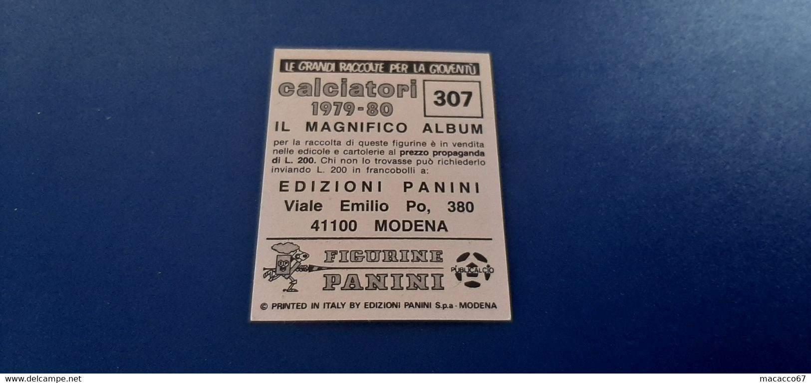 Figurina Calciatori Panini 1979/80 - 307 Francis - Edition Italienne