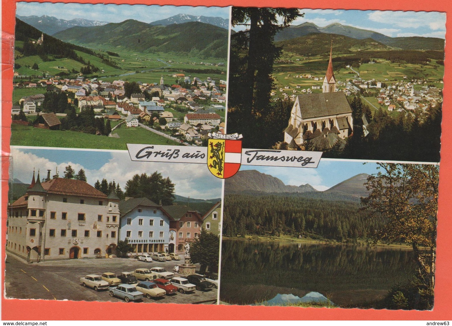 AUSTRIA - ÖSTERREICH - AUTRICHE - 1977 - 2,50S Linz - Salzbourg - Tamsweg - Gruss Aus Tamsweg - Multivues - Viaggiata Da - Tamsweg