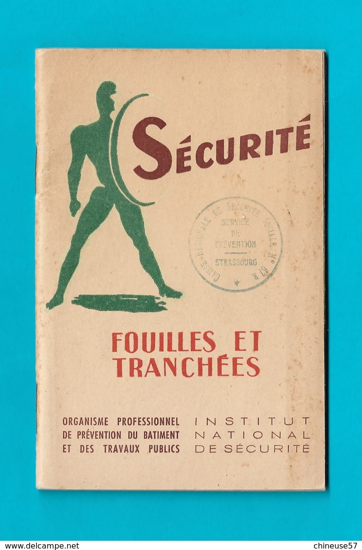 Fouilles Et Tranchées Prévention De Strasbourg 1ère édition De 1953 - Archéologie