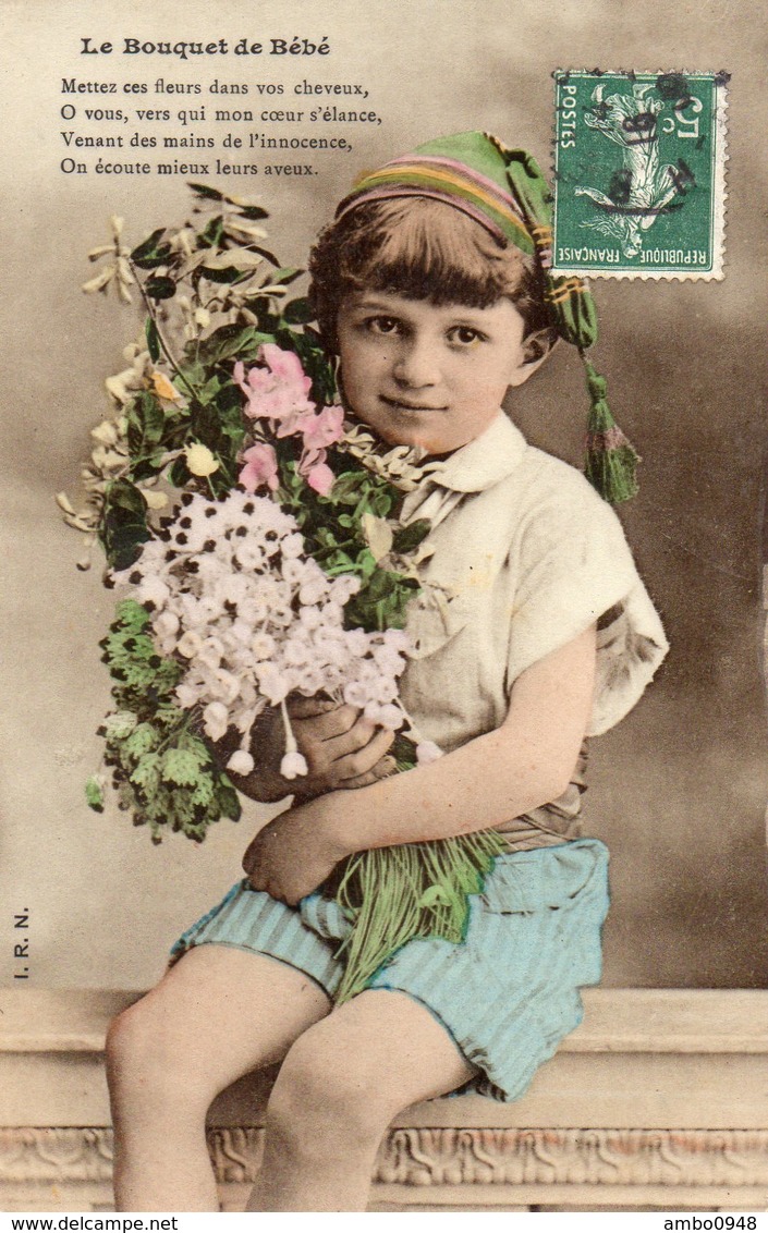 Le Bouquet De Bébé Enfant "mettez Ces Fleurs....." IRN Bergeret - Bergeret