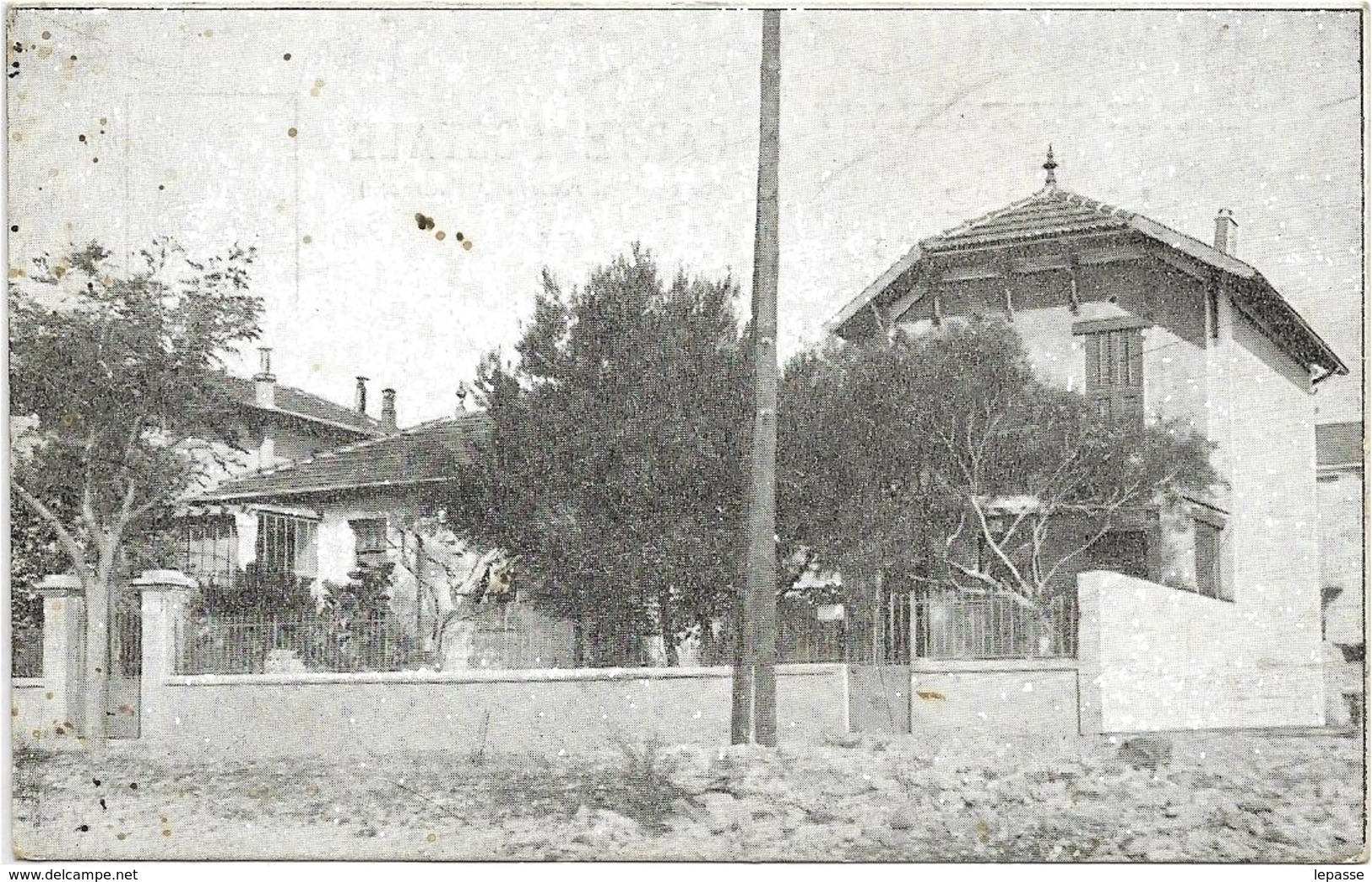 06 CPA CROS DE CAGNES PENSION RESTAURANT DE LA PLAGE PUBLICITE - Autres & Non Classés