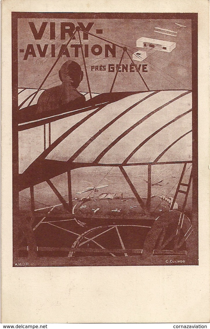Aviation - Meeting Viry-Aviation Près De Genève - Superbe Et Rare - Meetings