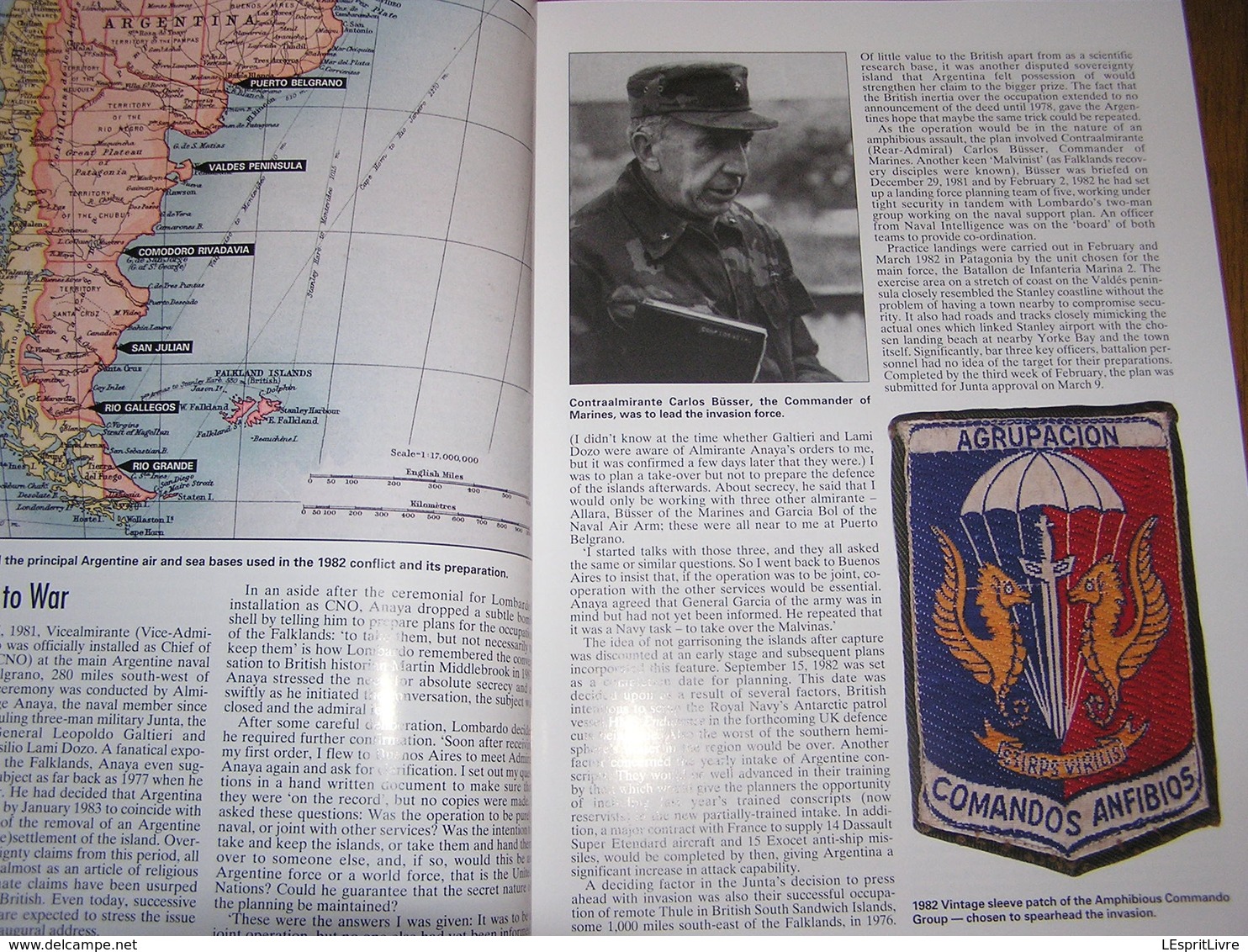 THE FALKLANDS WAR Then and Now Guerre Argentine UK Royaume Uni Argentina 1982 Islands British Task Force Marine Aviation