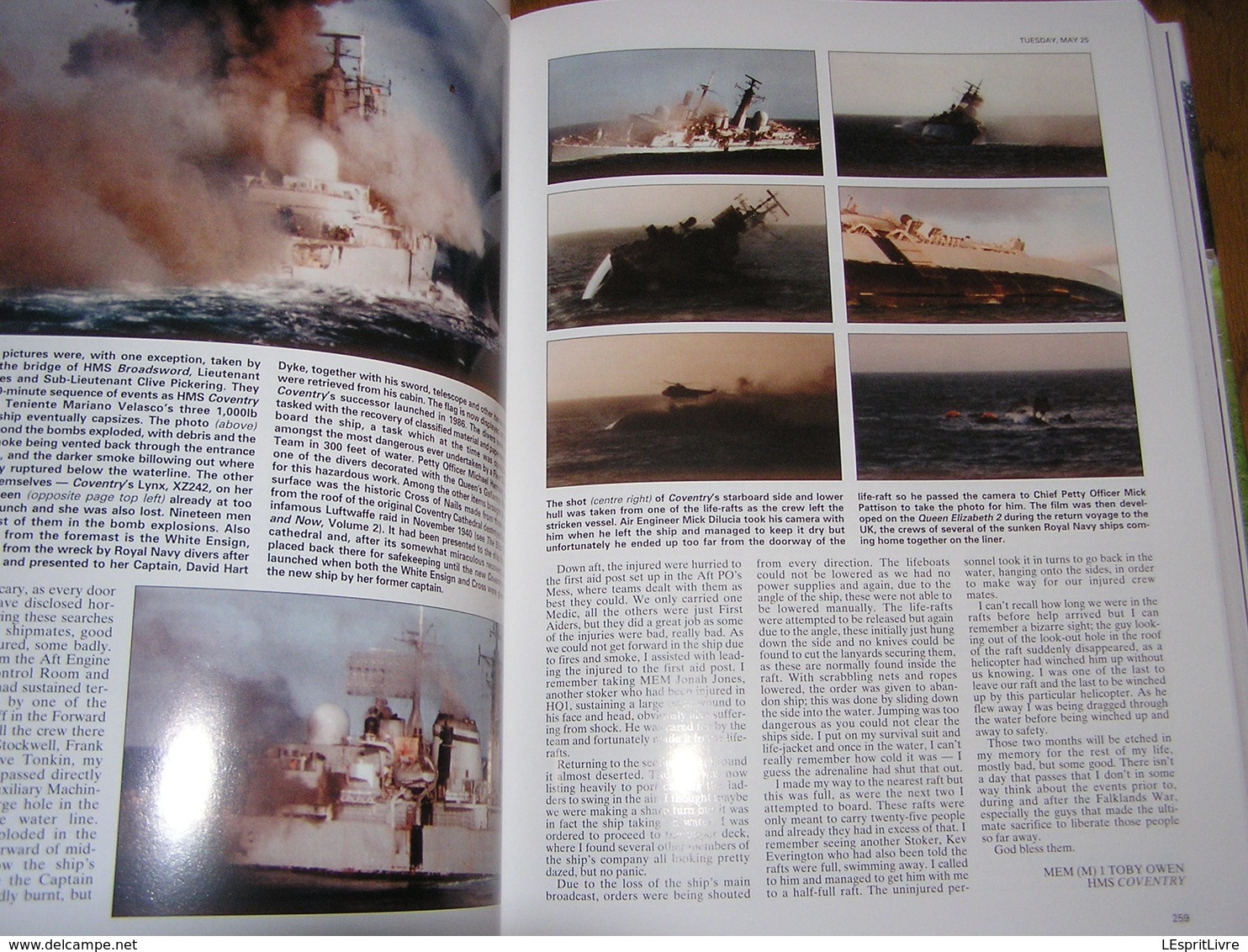 THE FALKLANDS WAR Then and Now Guerre Argentine UK Royaume Uni Argentina 1982 Islands British Task Force Marine Aviation