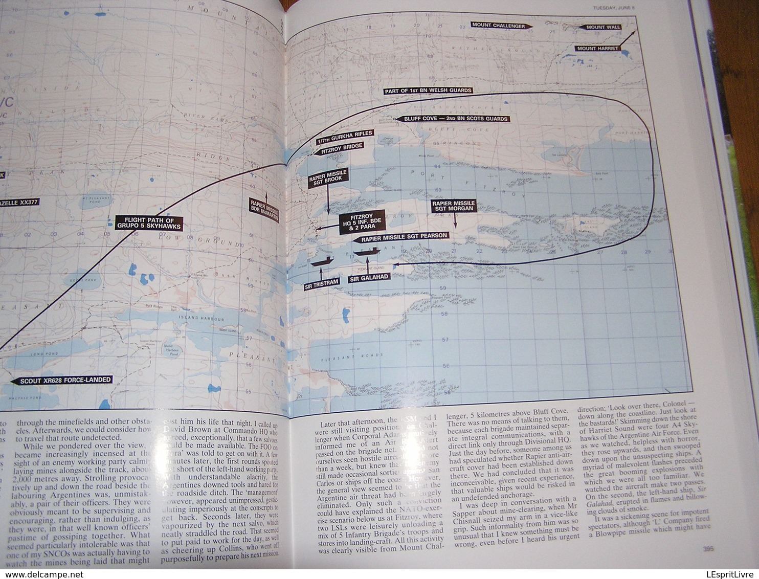 THE FALKLANDS WAR Then and Now Guerre Argentine UK Royaume Uni Argentina 1982 Islands British Task Force Marine Aviation