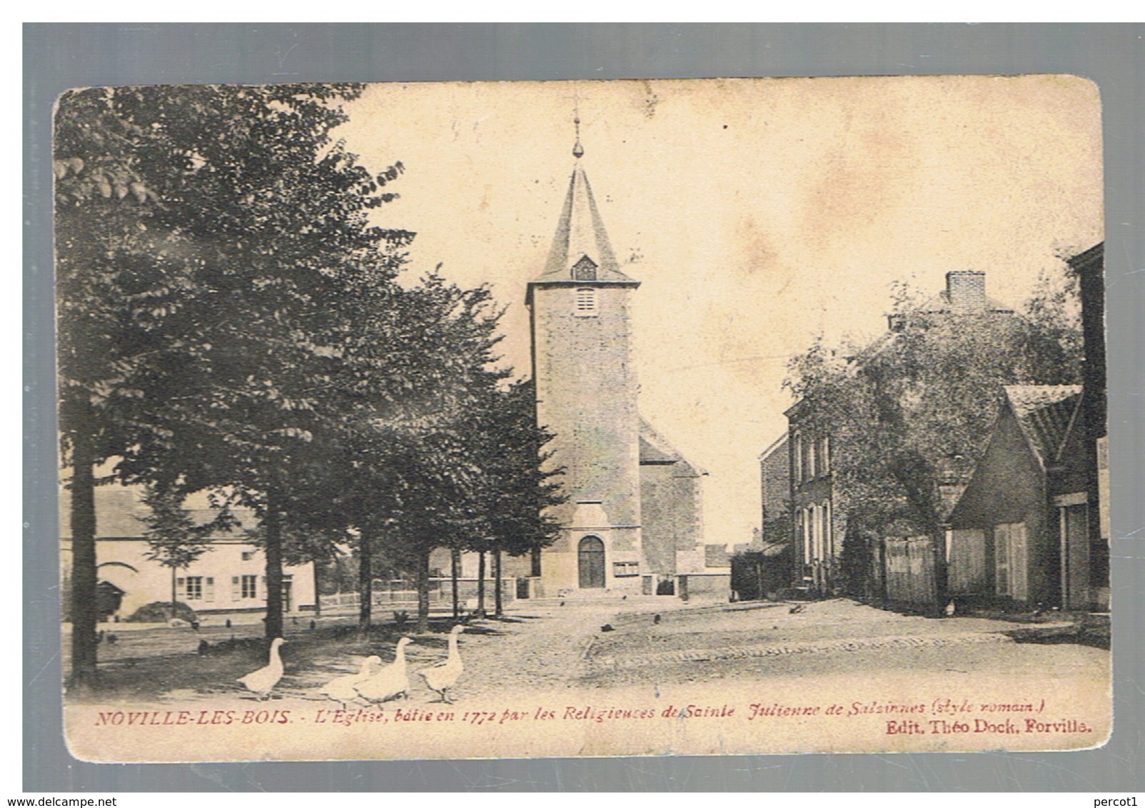 JM01.03 / CPA /   NOVILLE-LES-BOIS / L EGLISE - Fernelmont