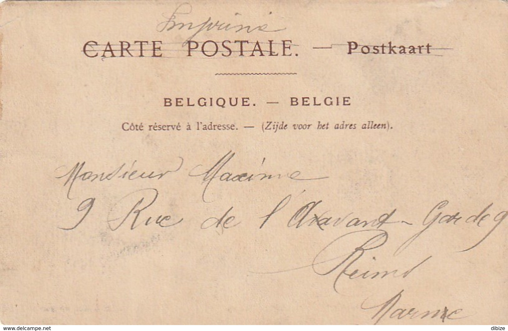 Carte Postale. France. Vallée De La Meuse. Freyr Et Le Château. Circulé. Cachet 1903. Timbre Type Blanc. - Châteaux D'eau & éoliennes