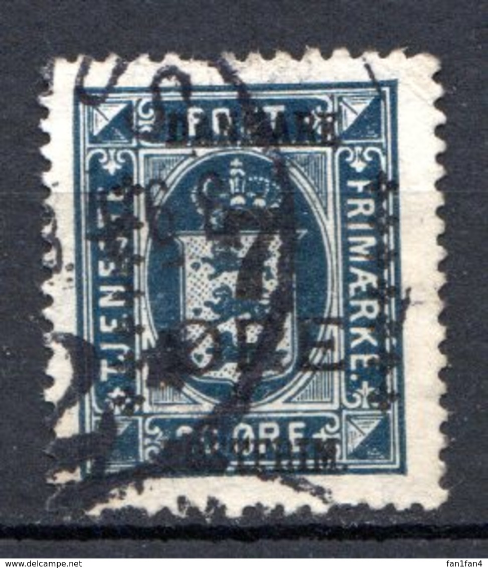 DANEMARK (Royaume) - 1926 - N° 180 - 7 S. 20 Bleu Foncé - (Timbre De Sevice De 1915-24) - Gebraucht