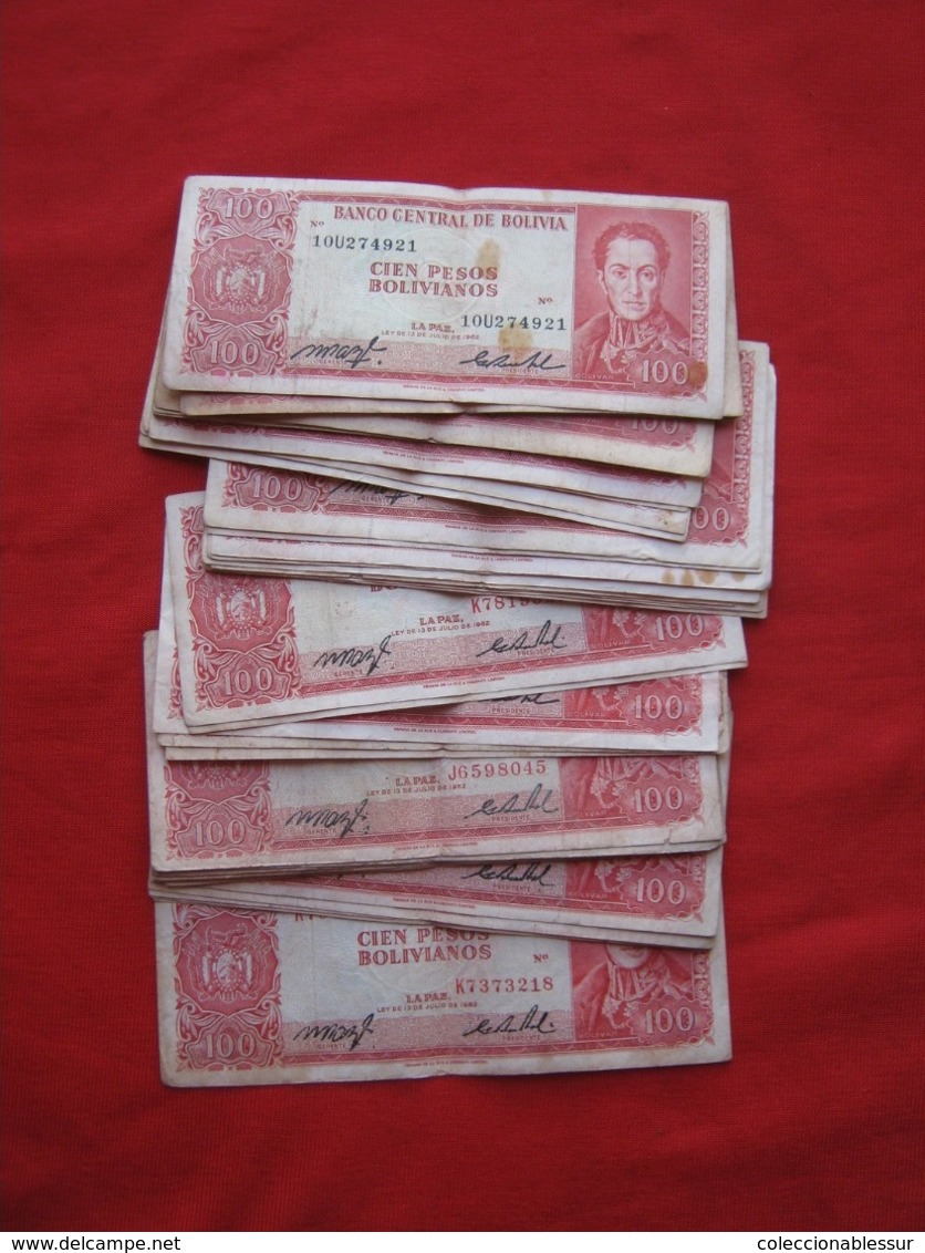 Bolivia Banknotes Lot 200+